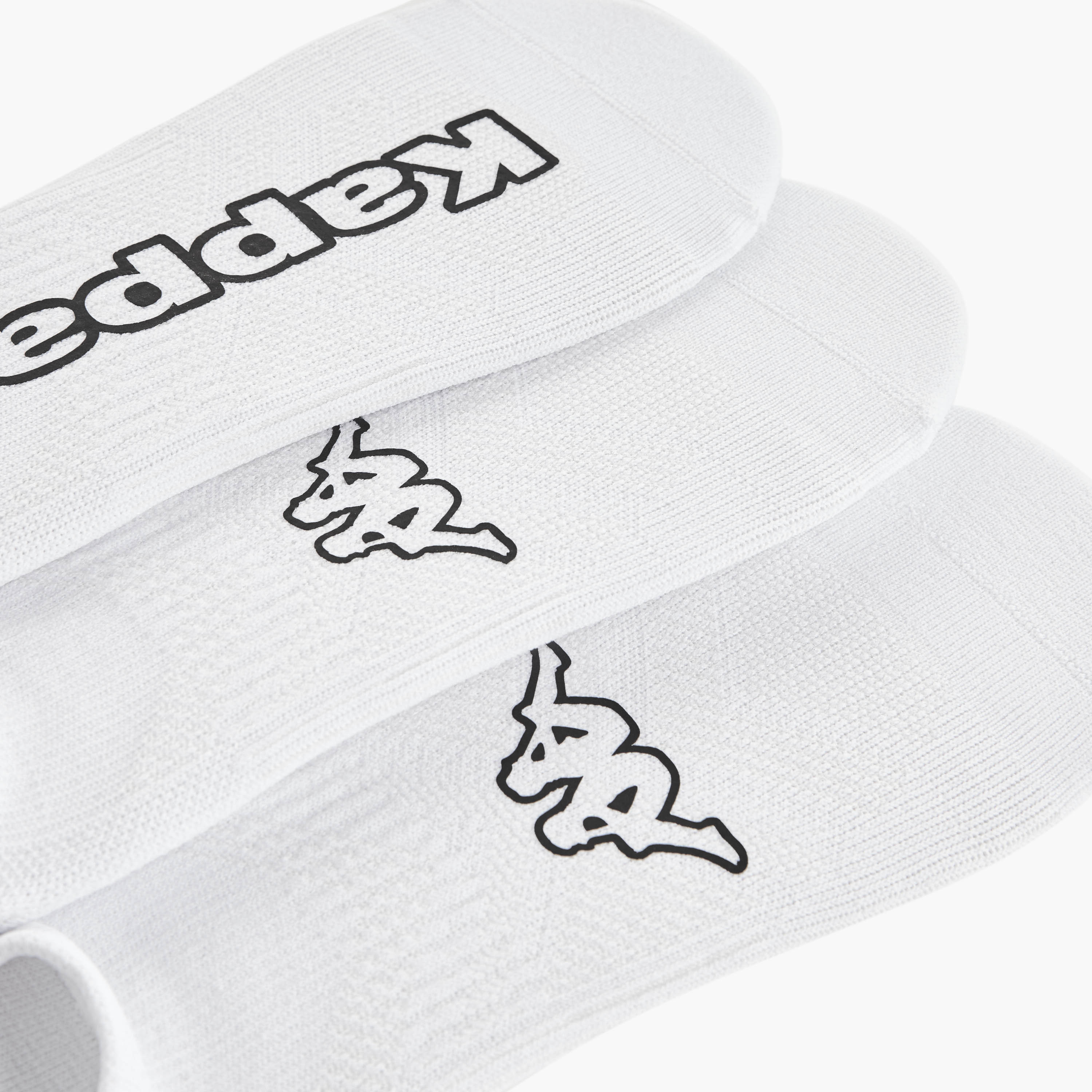 طقم جوارب تدريب دون تيري 3 أزواج بطبعات الشعار من كابا-men-socks-image-3