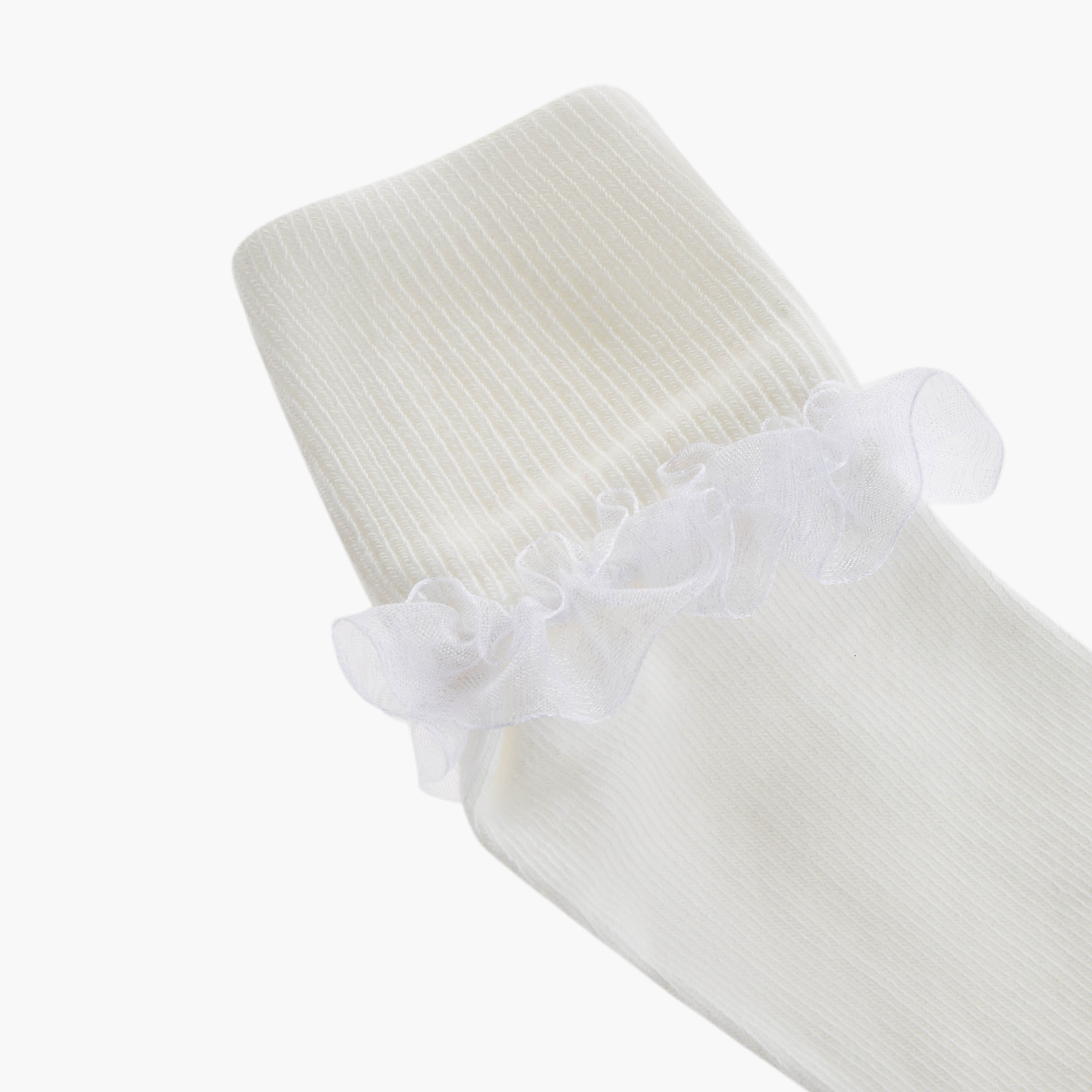 جوارب بتفاصيل فيونكة من فلورا بيلا - طقم من 3 أزواج-girls-accessories-socks-image-5