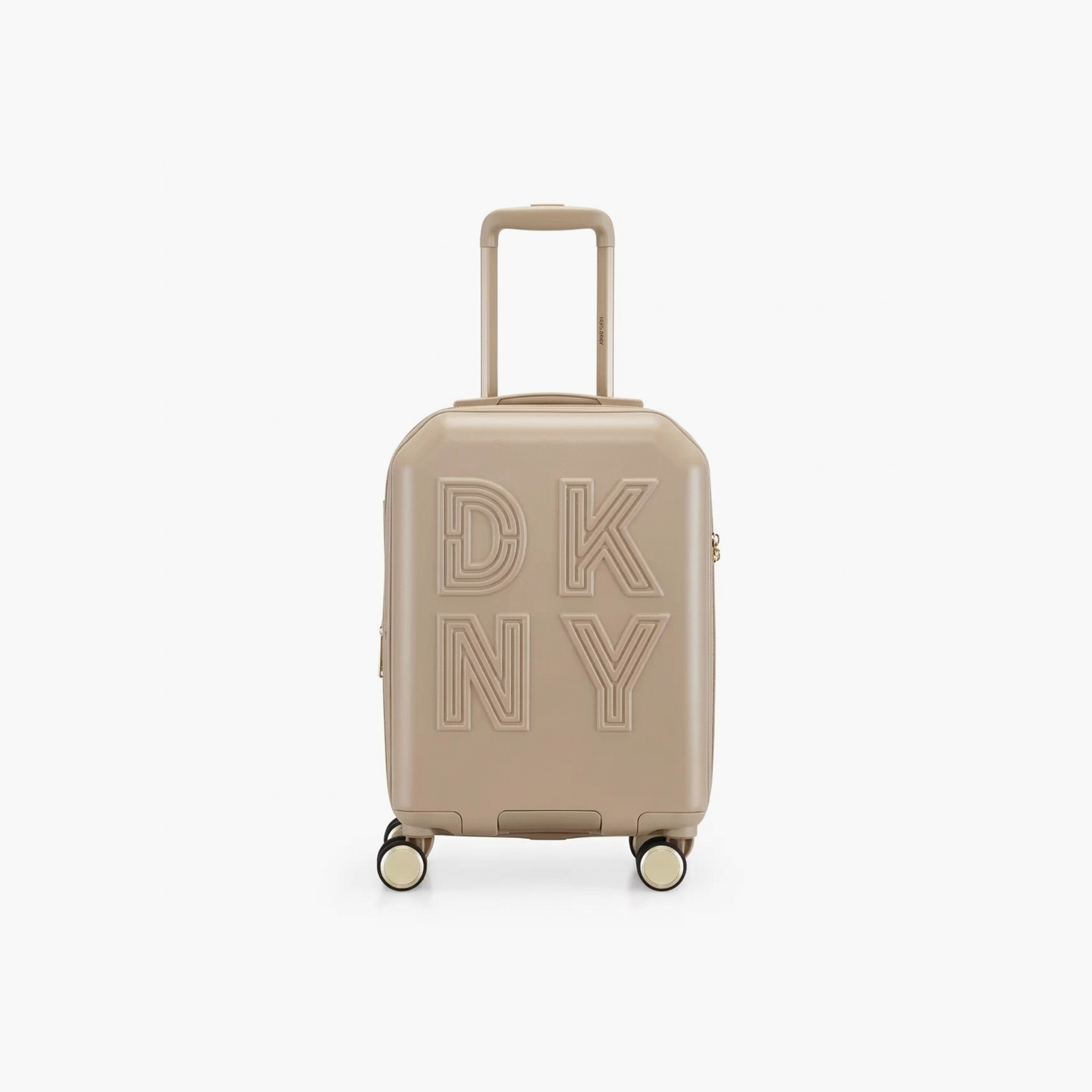 DKNY Textured Hardcase Luggage Trolley with Retractable Handle-travel-luggagesandbags-luggage-image-1