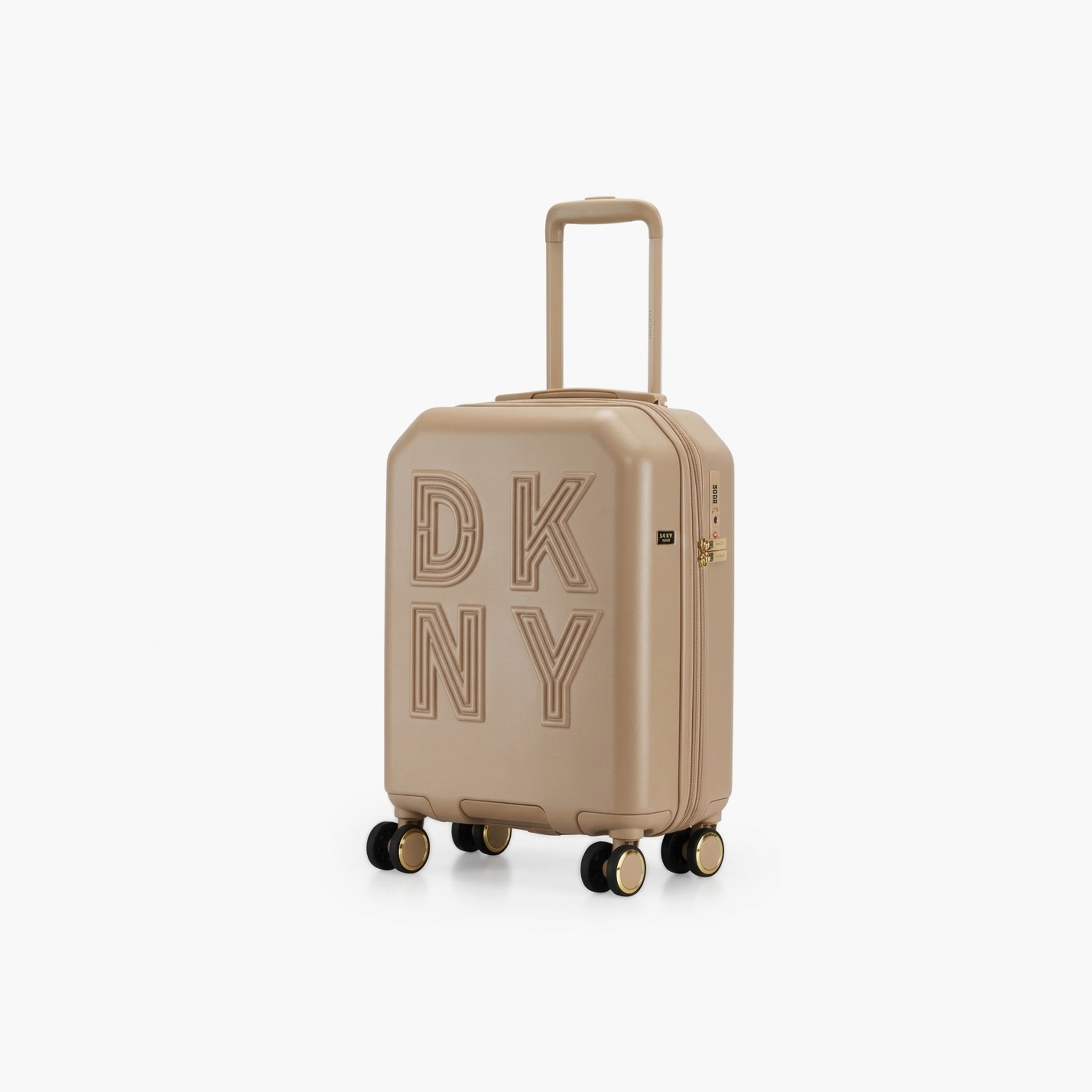 DKNY Textured Hardcase Luggage Trolley with Retractable Handle-travel-luggagesandbags-luggage-image-3