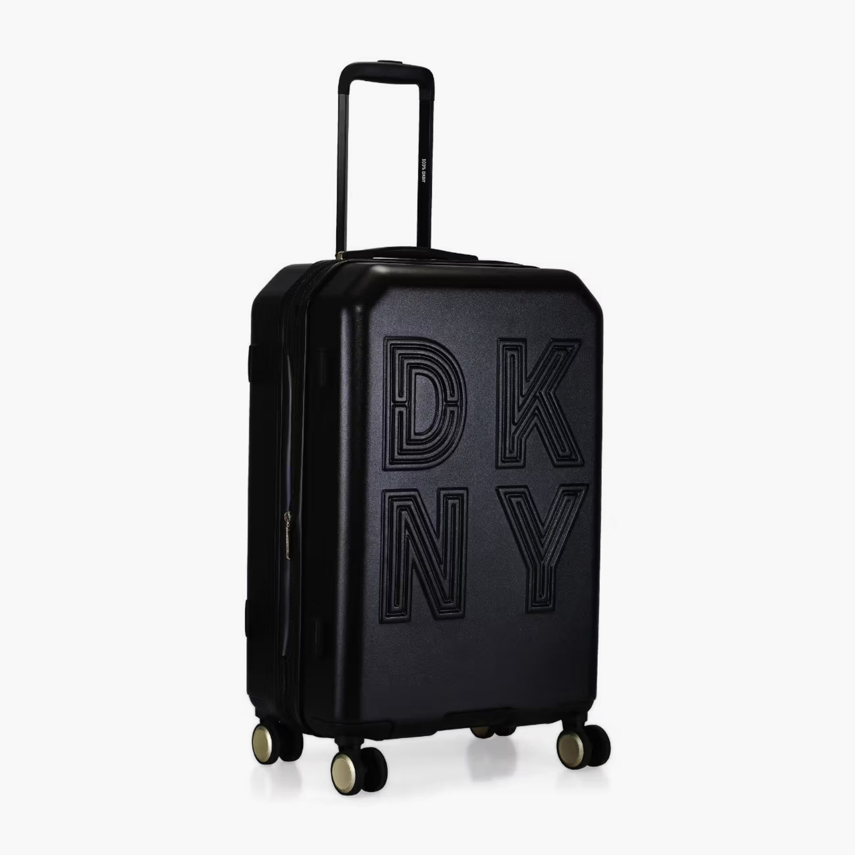 DKNY Textured Hardcase Luggage Trolley with Retractable Handle-travel-luggagesandbags-luggage-image-7