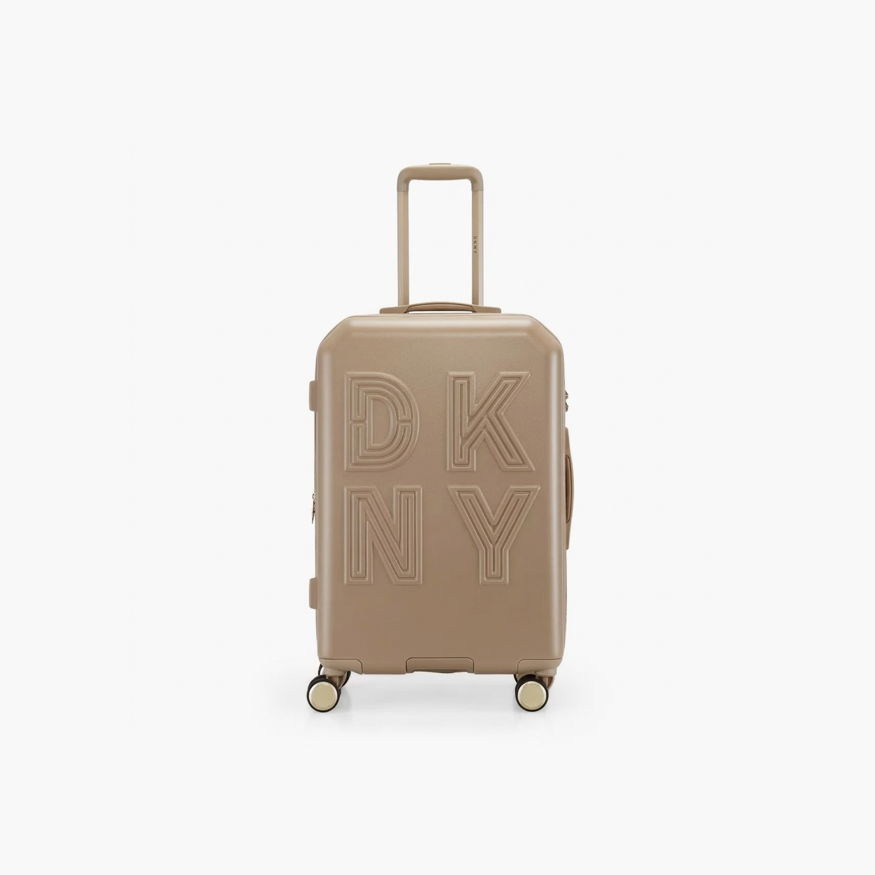 DKNY Textured Hardcase Luggage Trolley with Retractable Handle-travel-luggagesandbags-luggage-image-1