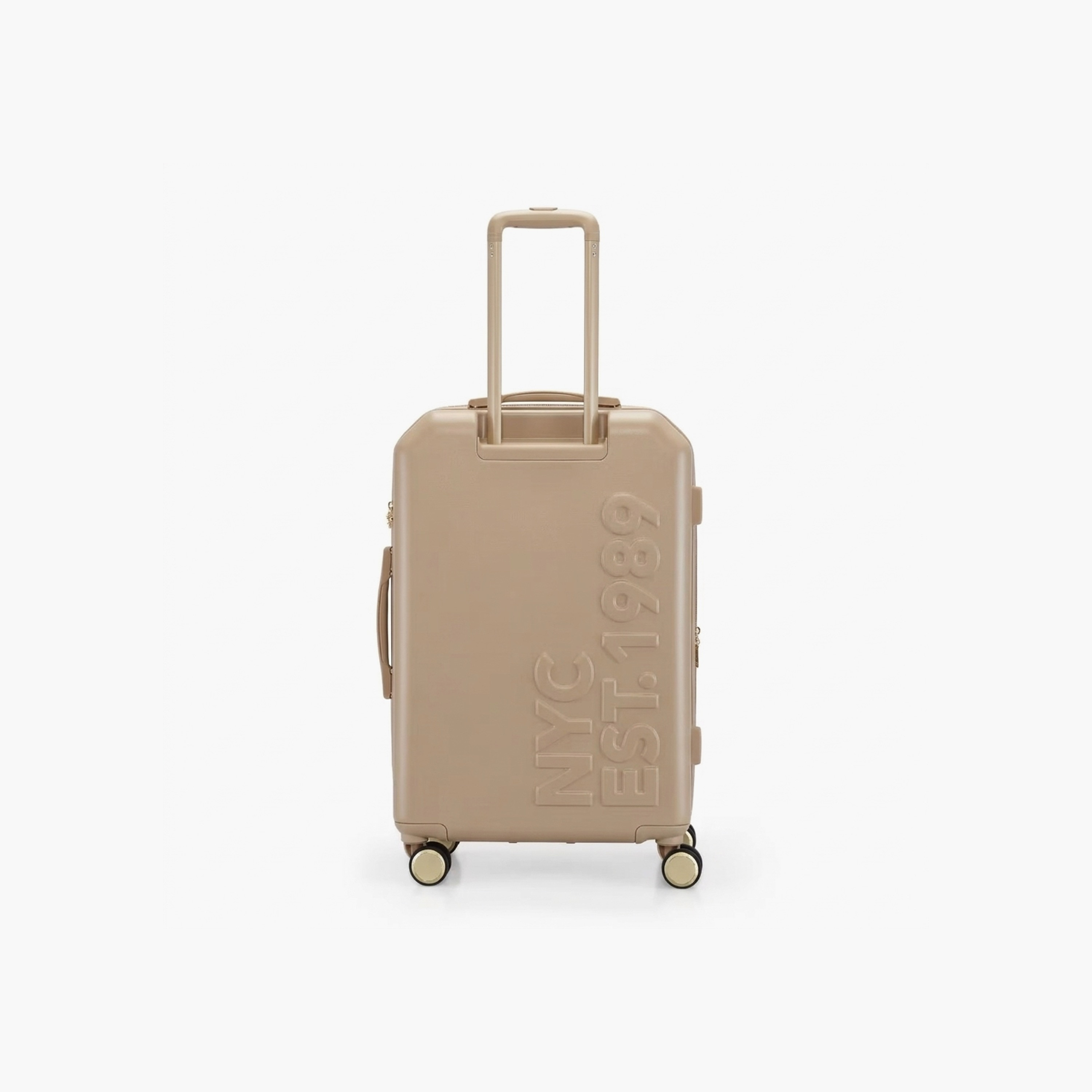 DKNY Textured Hardcase Luggage Trolley with Retractable Handle-travel-luggagesandbags-luggage-image-2