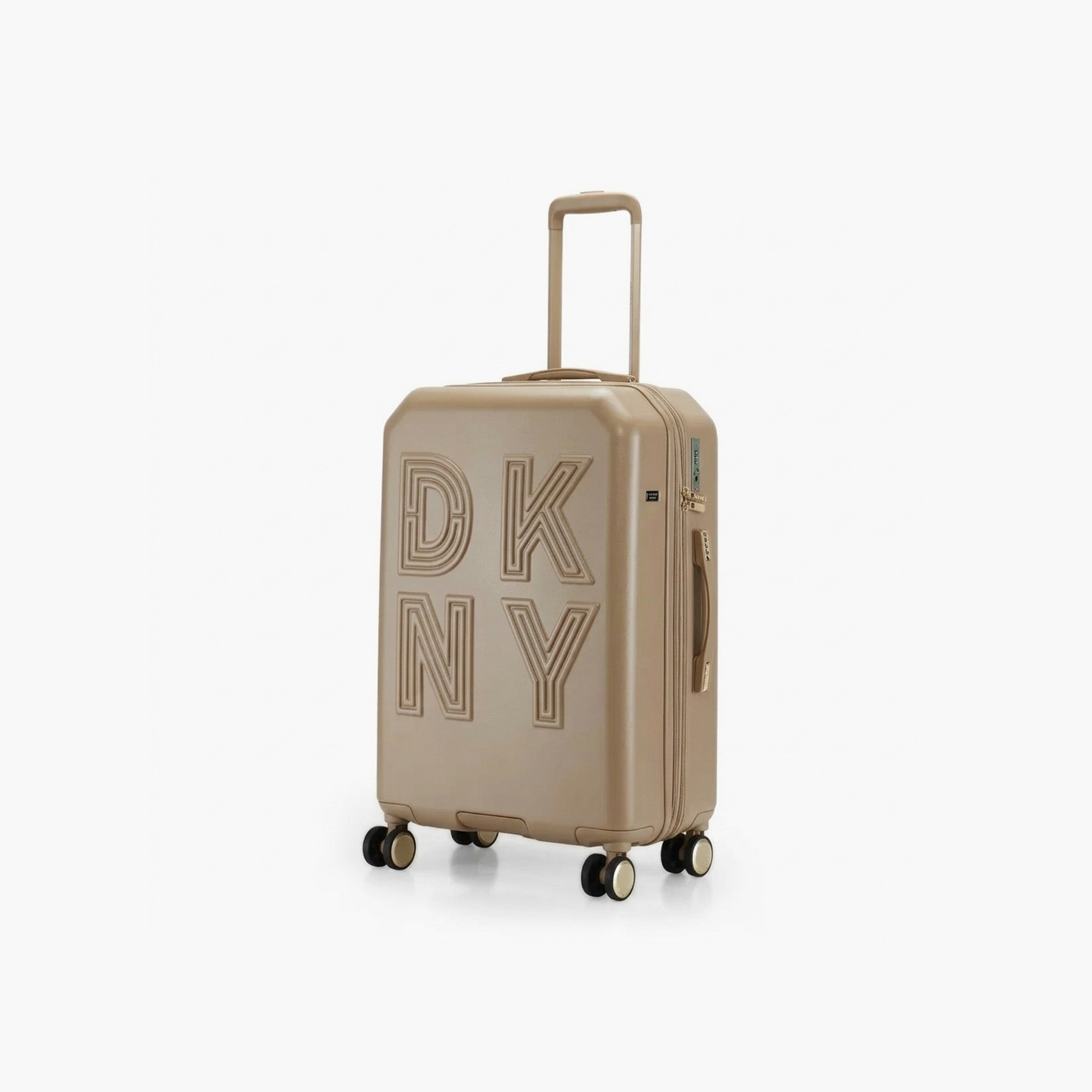 DKNY Textured Hardcase Luggage Trolley with Retractable Handle-travel-luggagesandbags-luggage-image-3