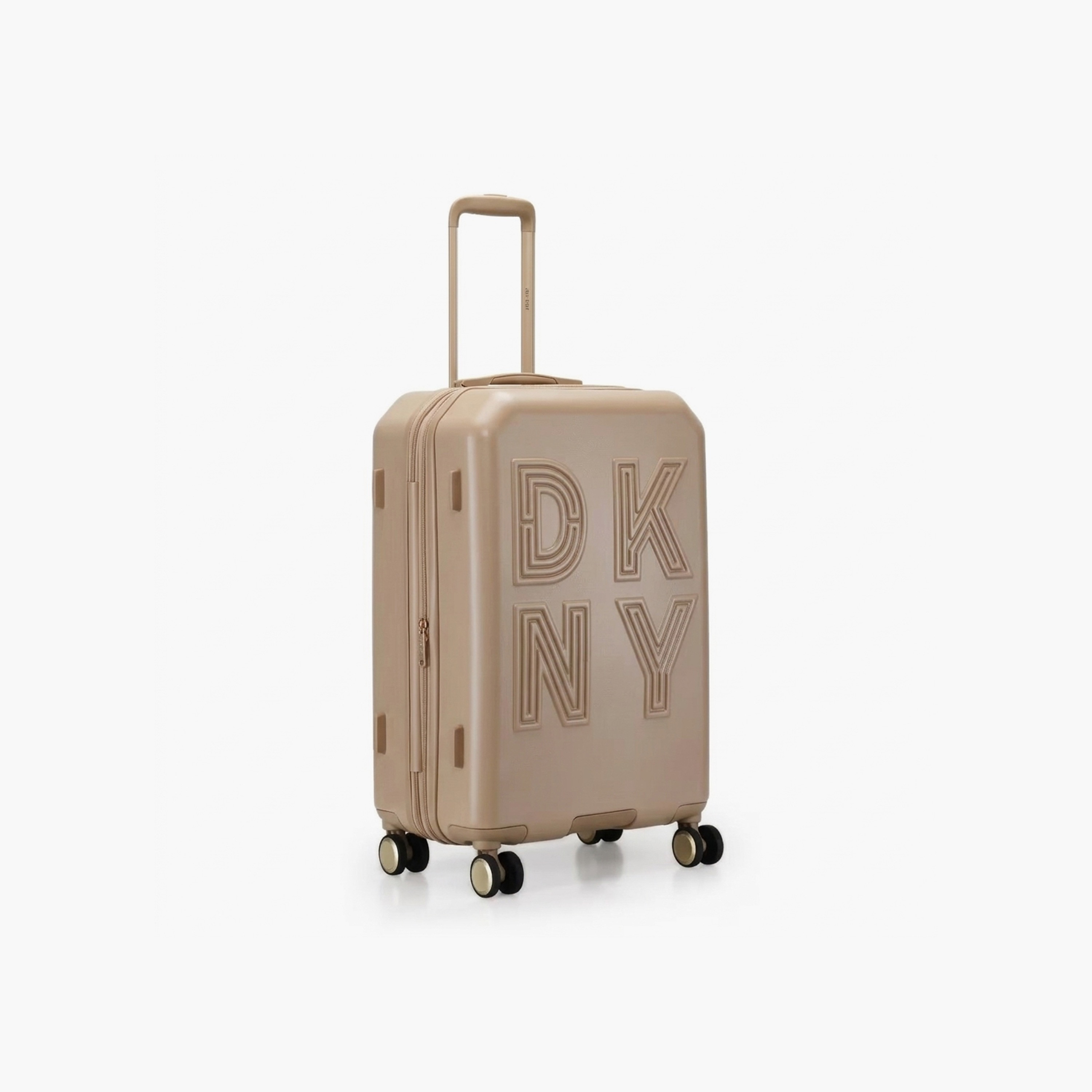DKNY Textured Hardcase Luggage Trolley with Retractable Handle-travel-luggagesandbags-luggage-image-6