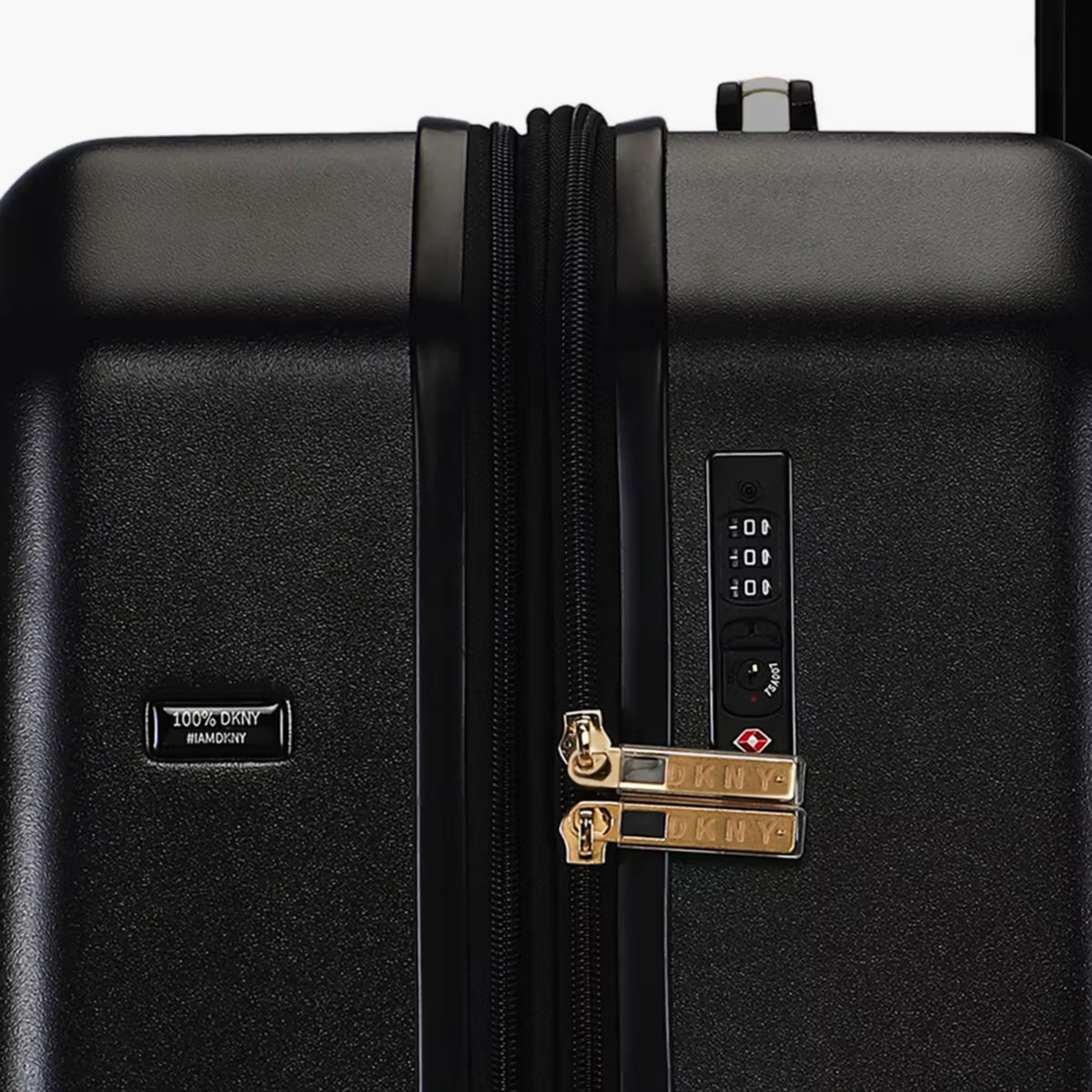 DKNY Textured Hardcase Luggage Trolley with Retractable Handle-travel-luggagesandbags-luggage-image-5