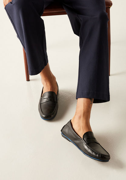 Duchini Men's Solid Slip-On Moccasins-Men%27s Casual Shoes-image-0