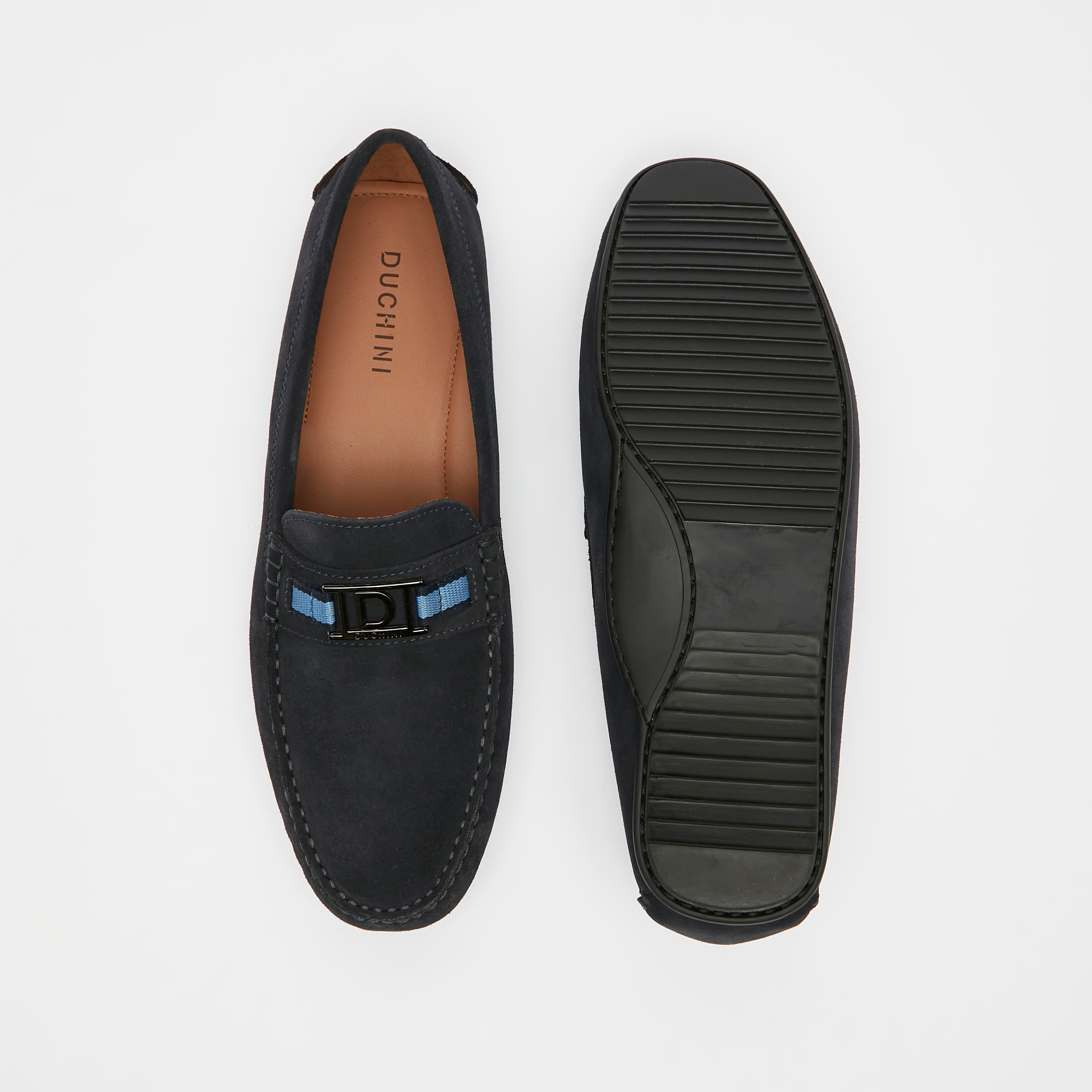 Duchini Men's Slip-On Loafers with Metal Accent-men-shoes-loafersandmoccasins-image-6