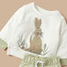 Juniors Bunny Applique Detail T-shirt and Pyjama Set-Pyjama Sets-thumbnailMobile-3