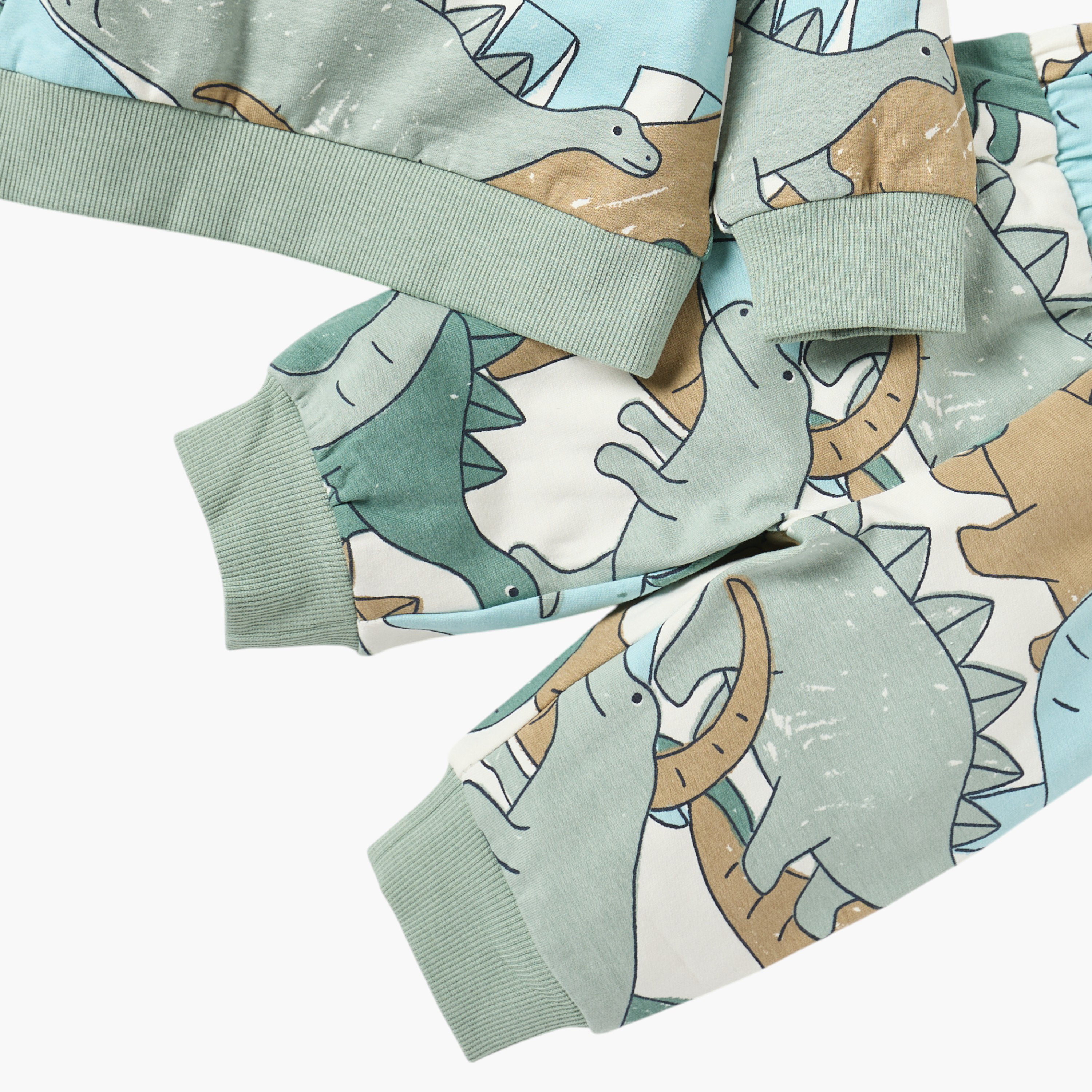 طقم بنطلون بيجاما وسويت شيرت بطبعات ديناصور من جونيورز-baby-boys-clothing-nightwear-pyjamasets-image-5