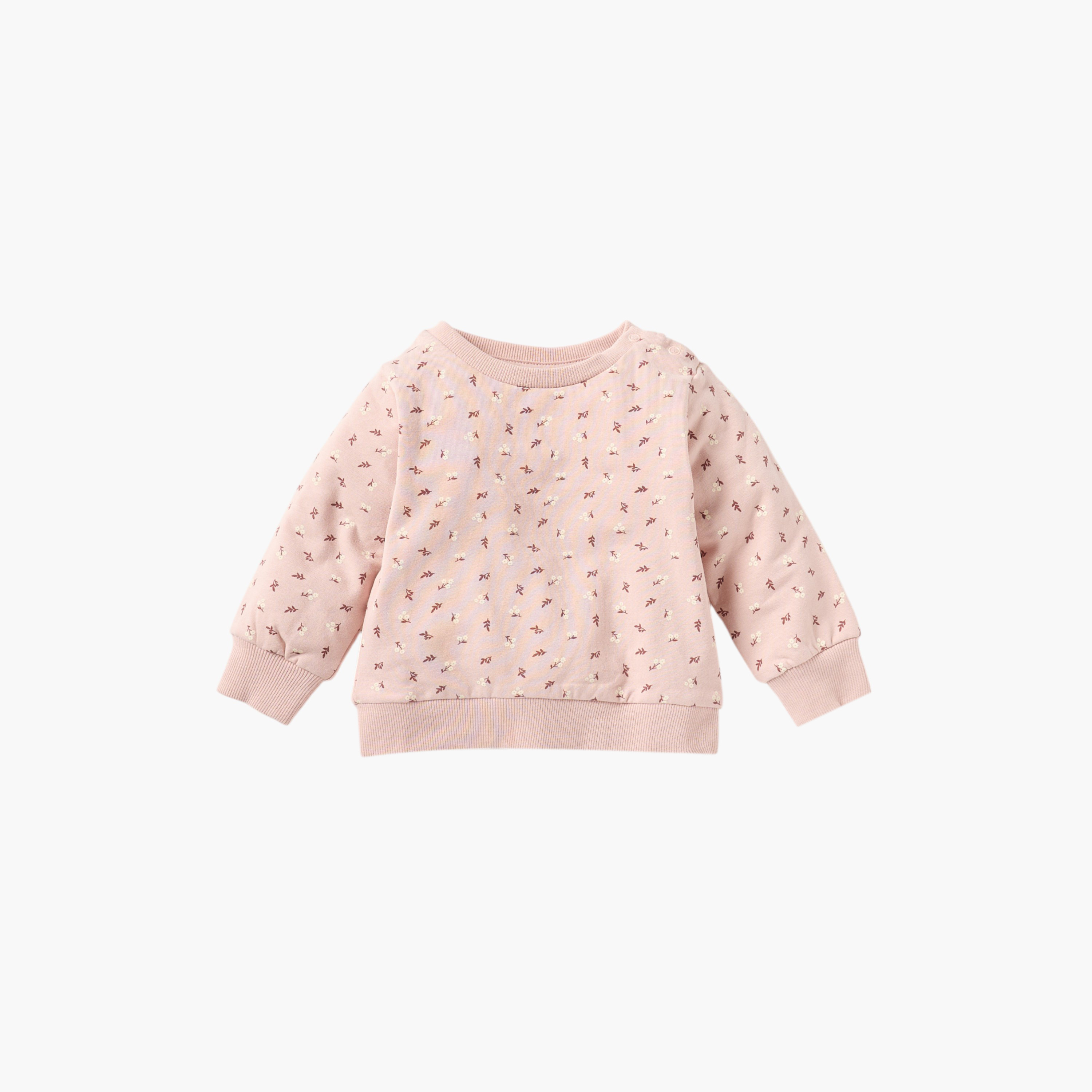 Juniors All-Over Floral Print Sweatshirt and Pyjama Set-cpbaby-clothing-girls-nightwear-pyjamasets-image-2