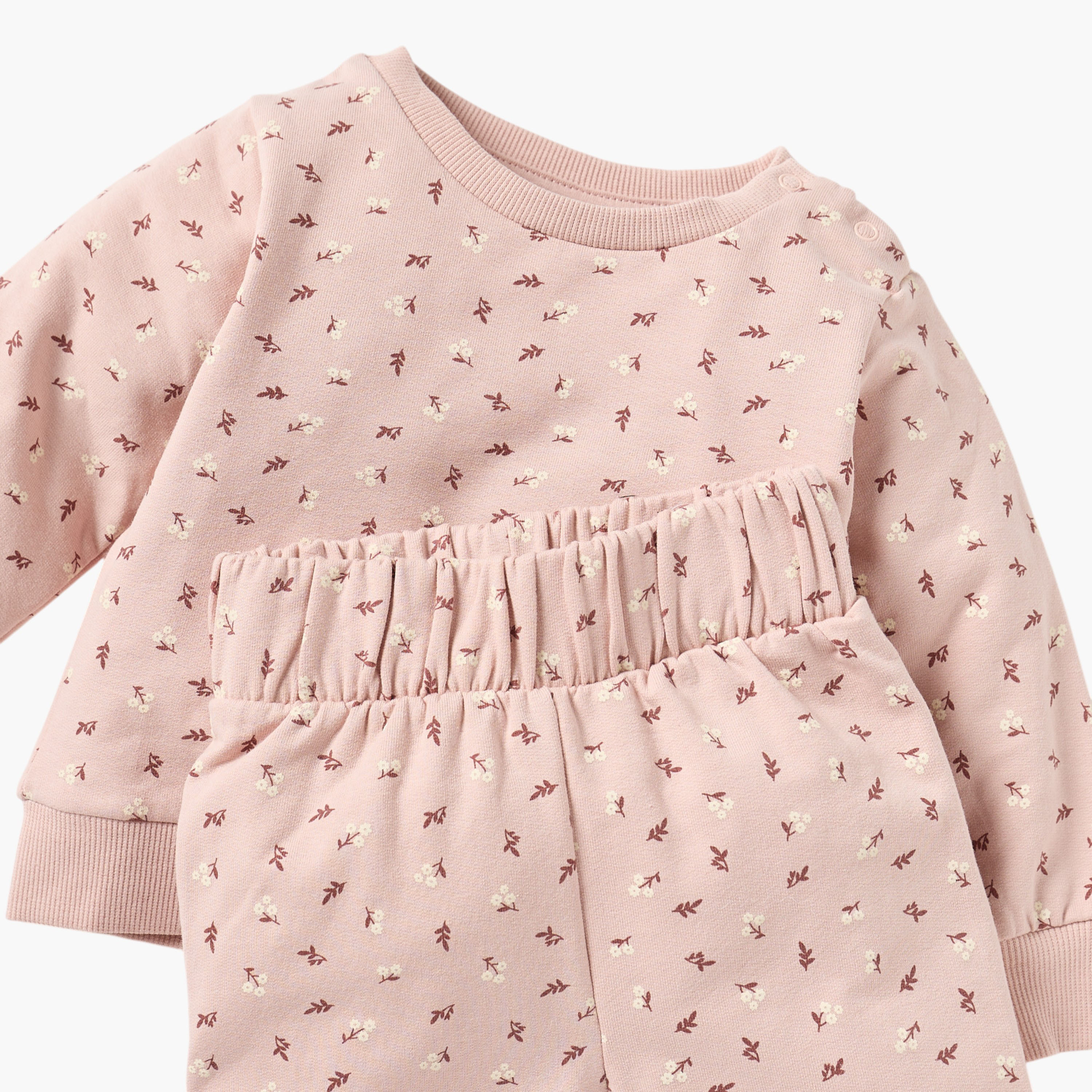 Juniors All-Over Floral Print Sweatshirt and Pyjama Set-cpbaby-clothing-girls-nightwear-pyjamasets-image-4