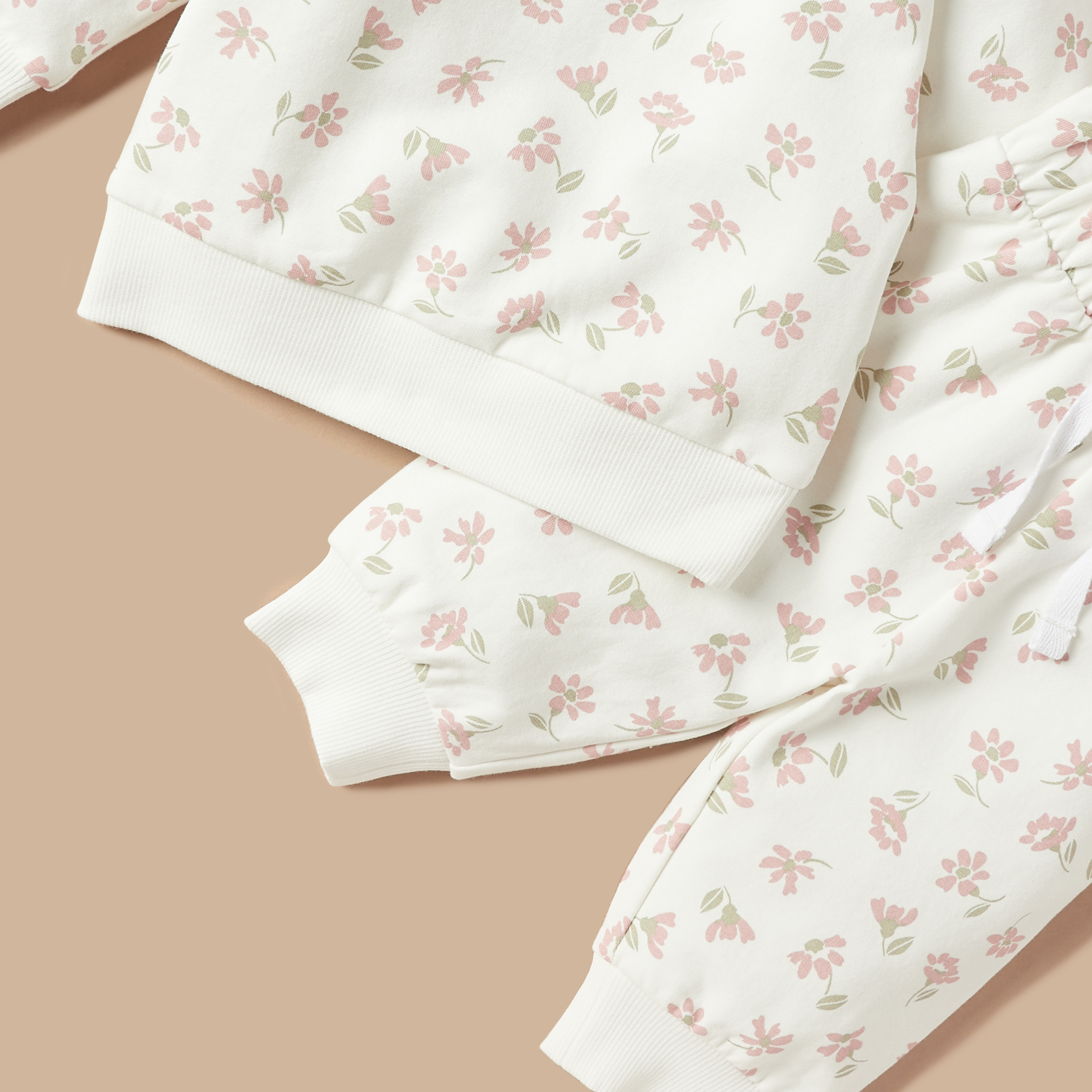 Juniors All-Over Floral Print Long Sleeves T-shirt and Pyjama Set-baby-girls-clothing-nightwear-pyjamasets-image-5