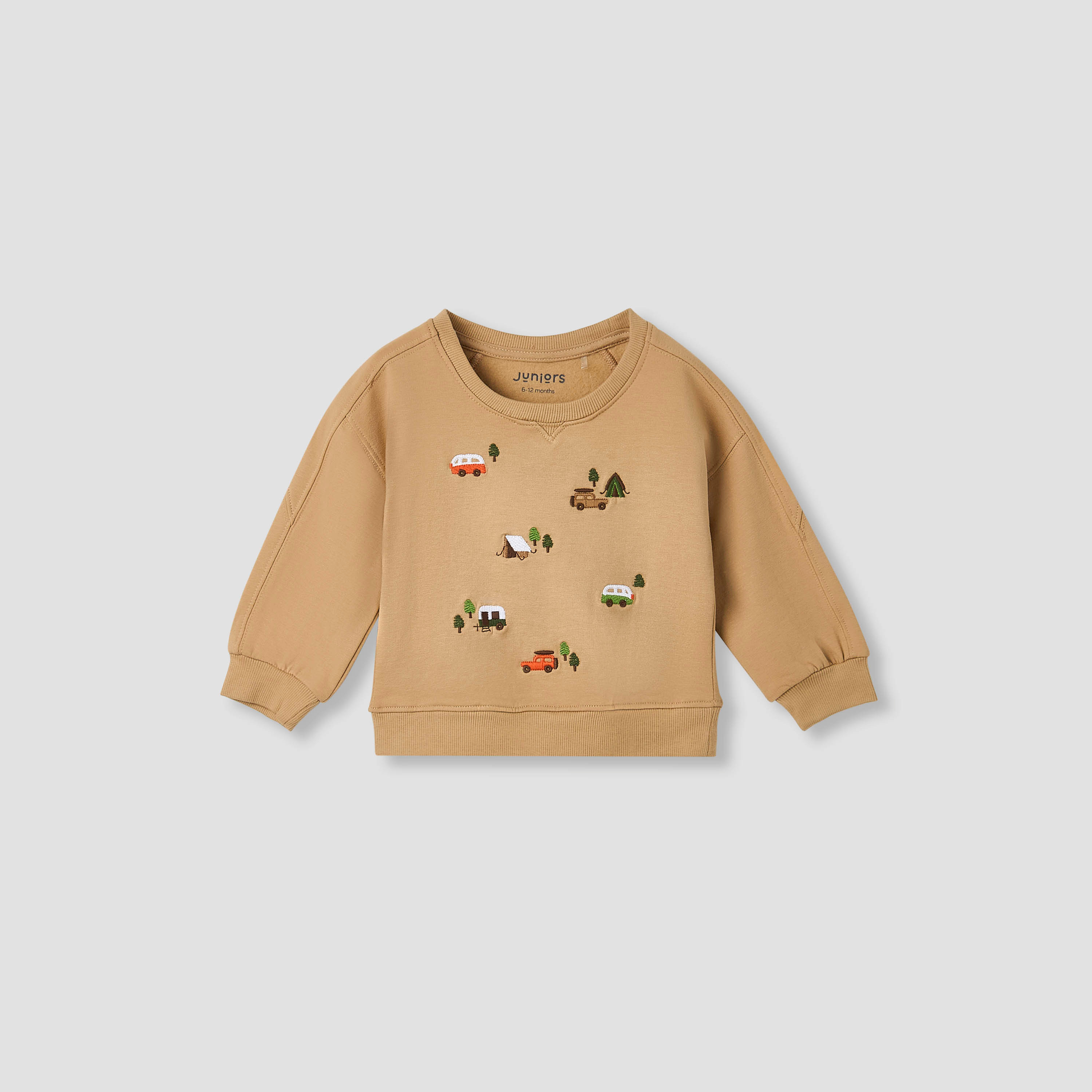 طقم بيجاما قطن بتطريز سيارات وأكمام طويلة من جونيورز-baby-boys-clothing-nightwear-pyjamasets-image-2