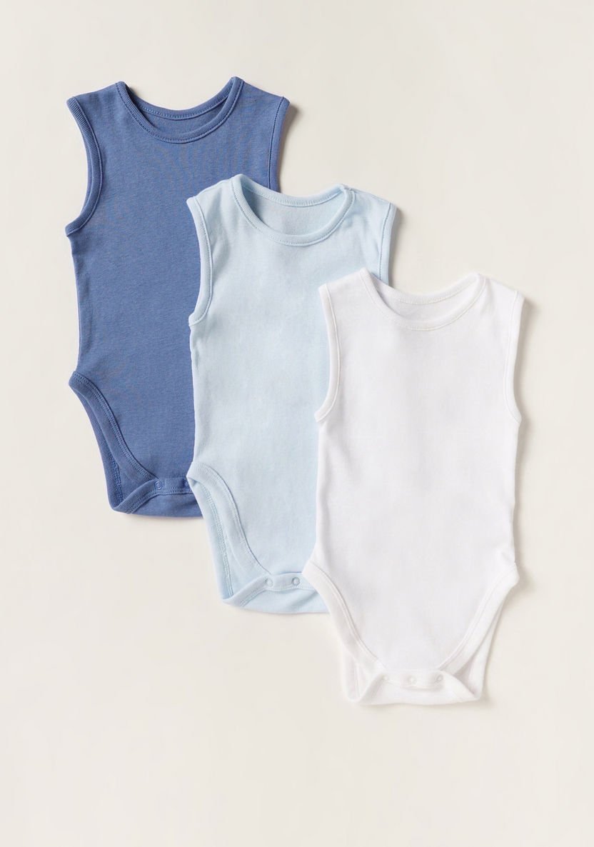 Juniors Sleeveless Bodysuit - Set of 3-Bodysuits-image-0