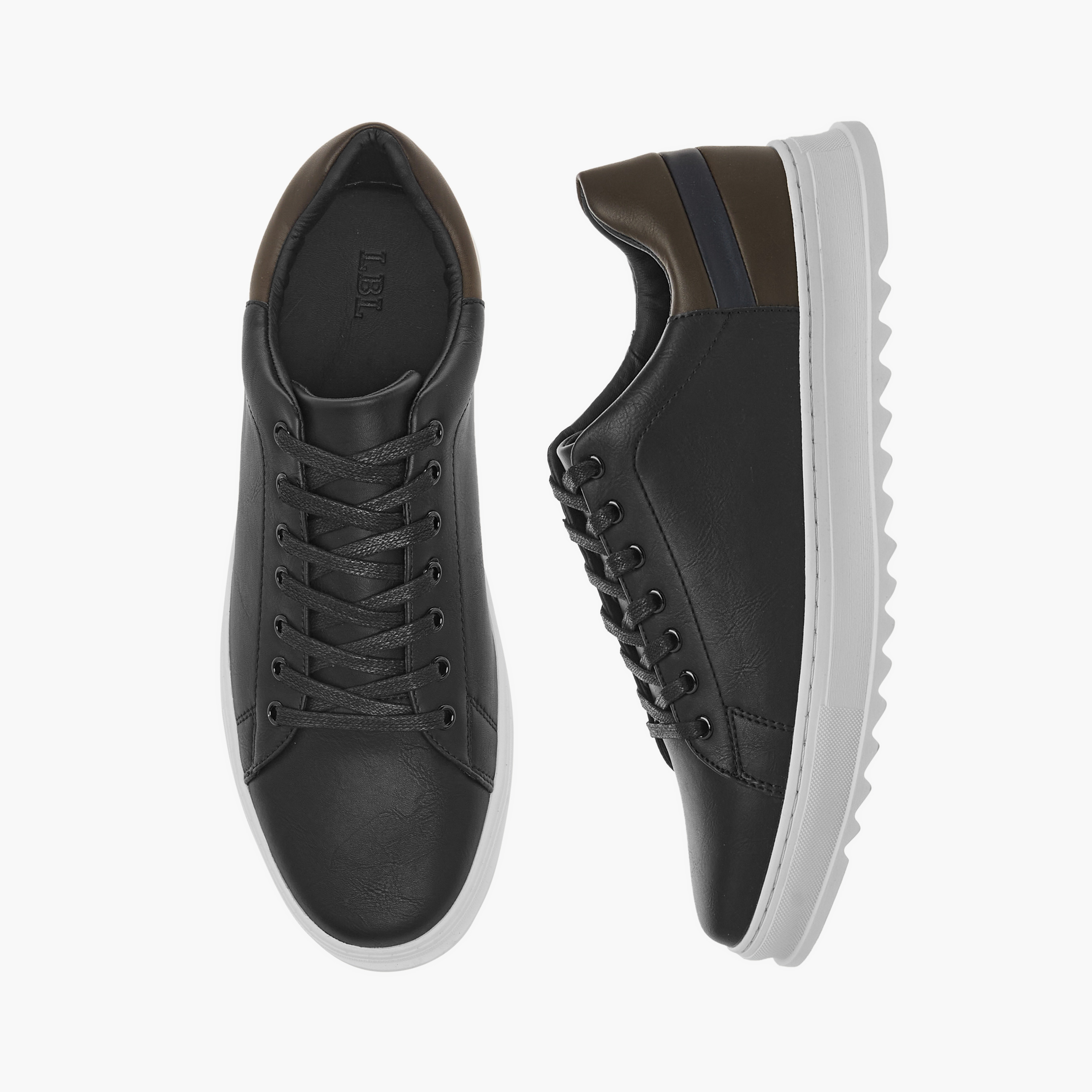 LBL by Shoexpress Solid Lace-Up Sneakers-men-shoes-sneakers-image-1