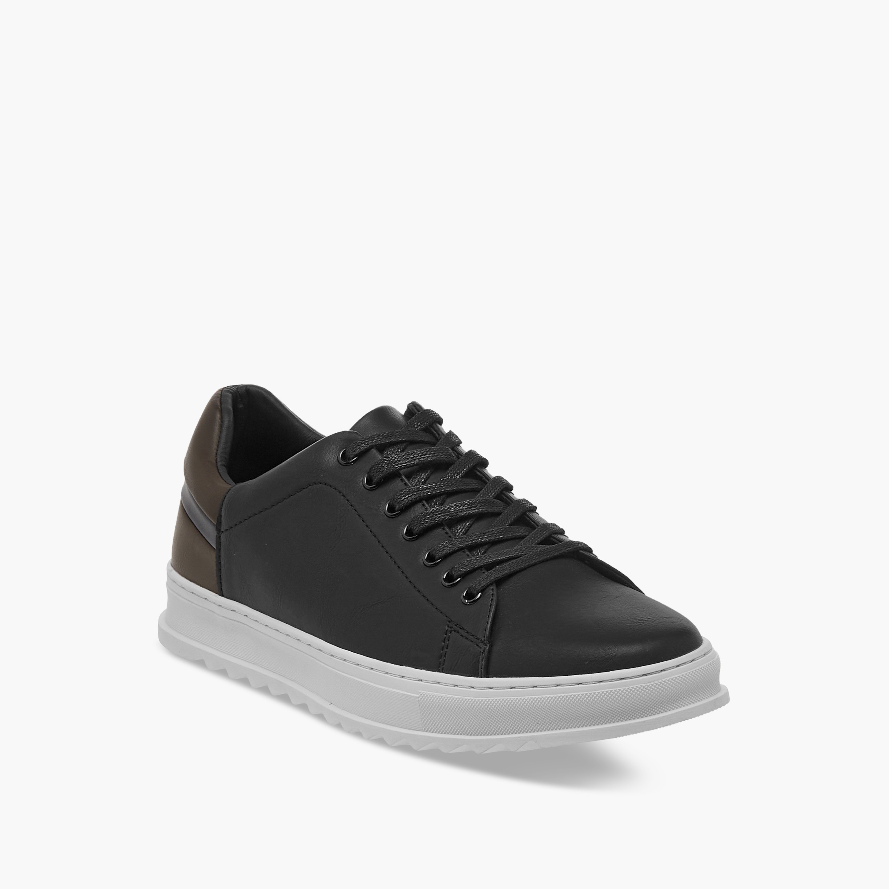 LBL by Shoexpress Solid Lace-Up Sneakers-men-shoes-sneakers-image-2