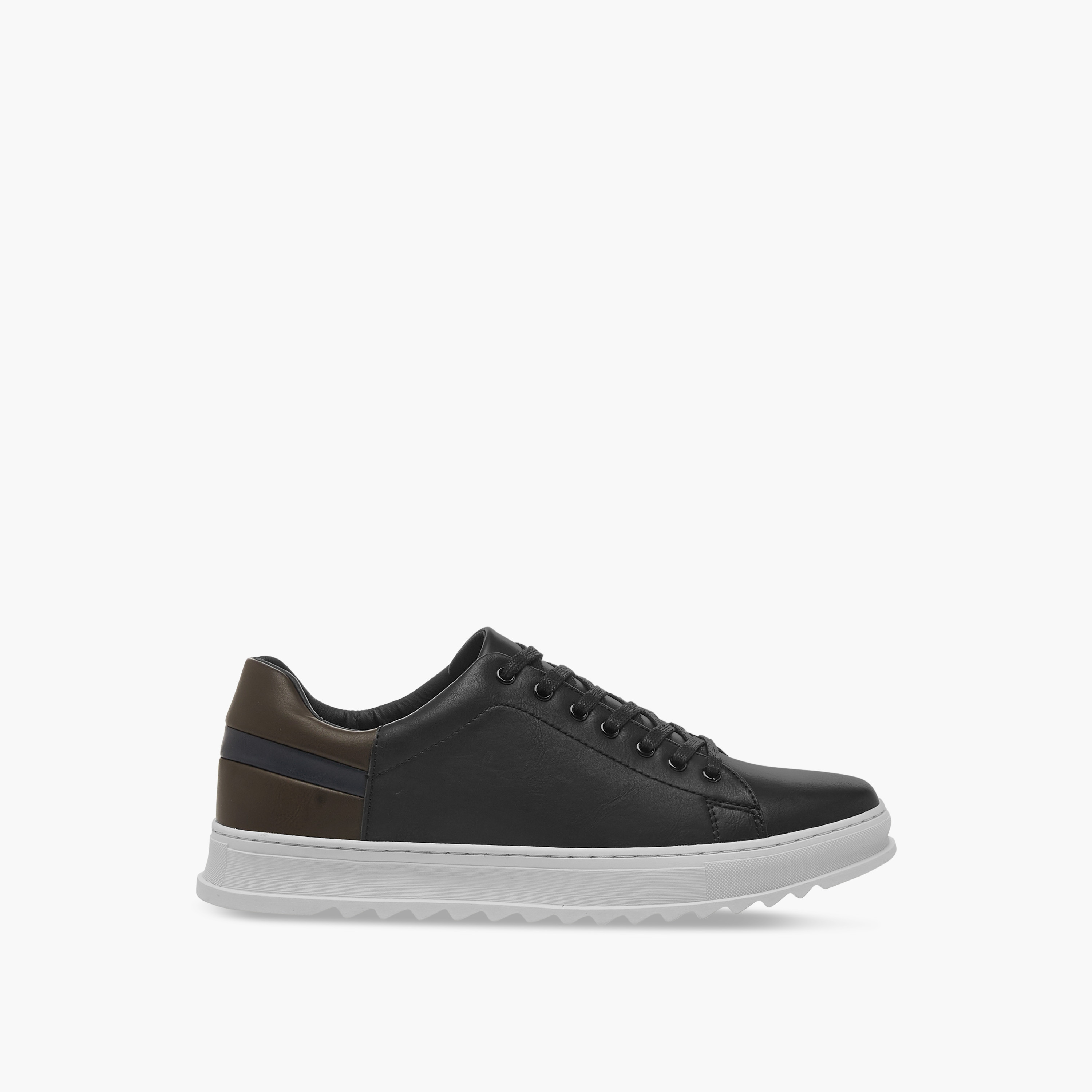 LBL by Shoexpress Solid Lace-Up Sneakers-men-shoes-sneakers-image-3