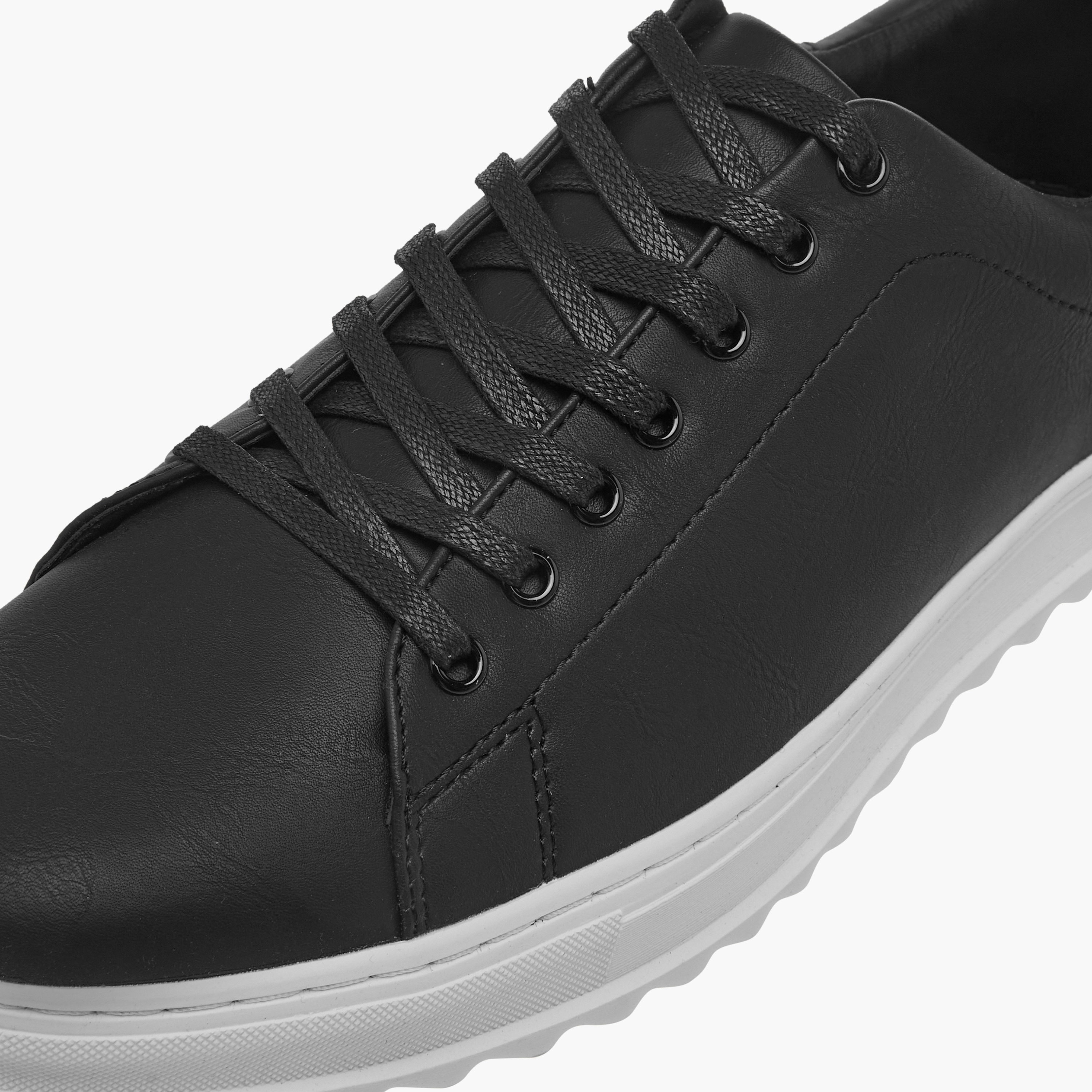 LBL by Shoexpress Solid Lace-Up Sneakers-men-shoes-sneakers-image-4