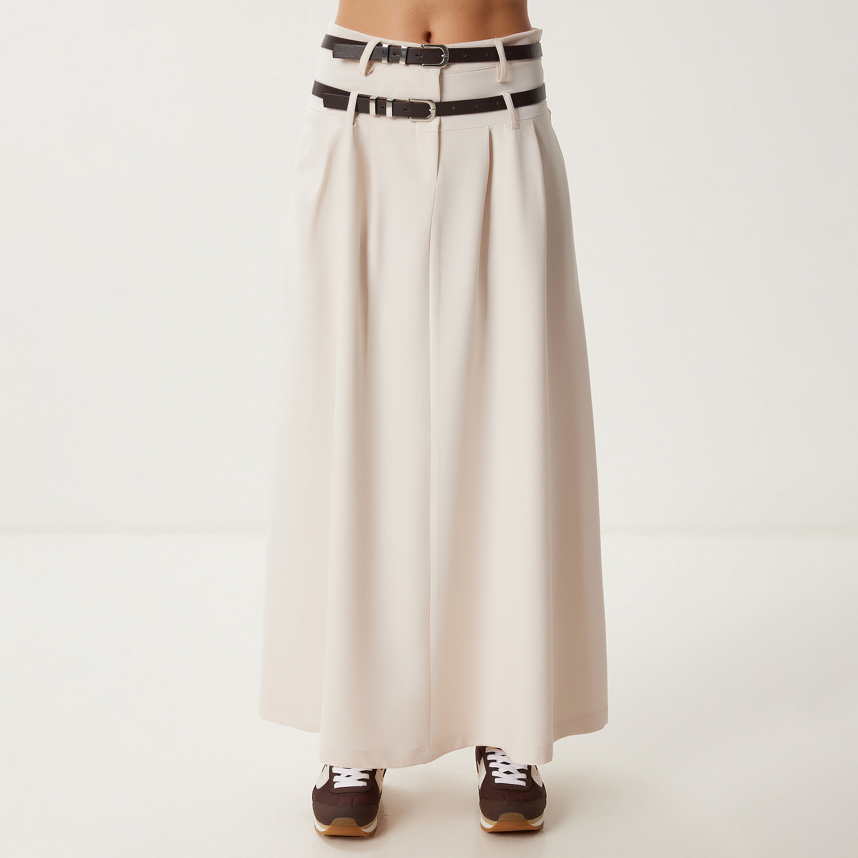 تنورة ماكسي نسائية واسعة من سعادة إسطنبول-women-clothing-bottoms-skirts-image-5