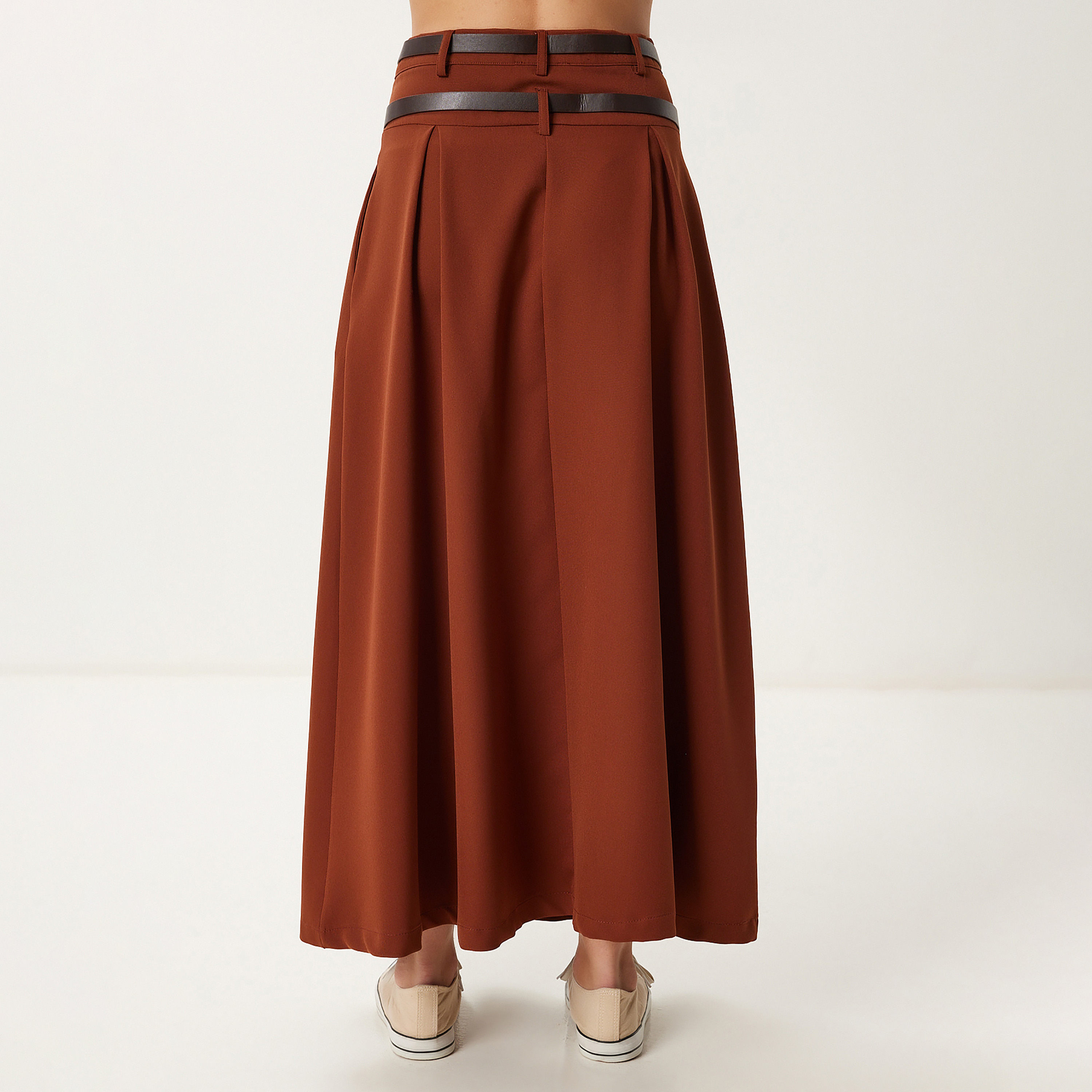 Happiness Istanbul Flared Women's Maxi Skirt-women-clothing-bottoms-skirts-image-3