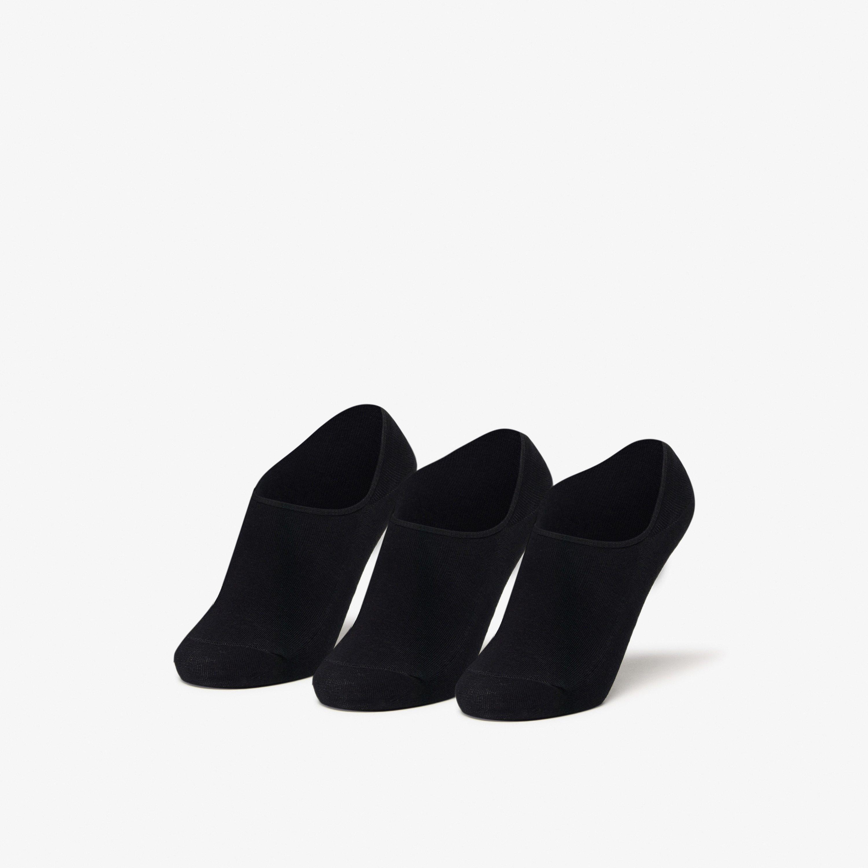 Flora Bella Solid No Show Socks - Set of 3-women-socksandstockings-image-1