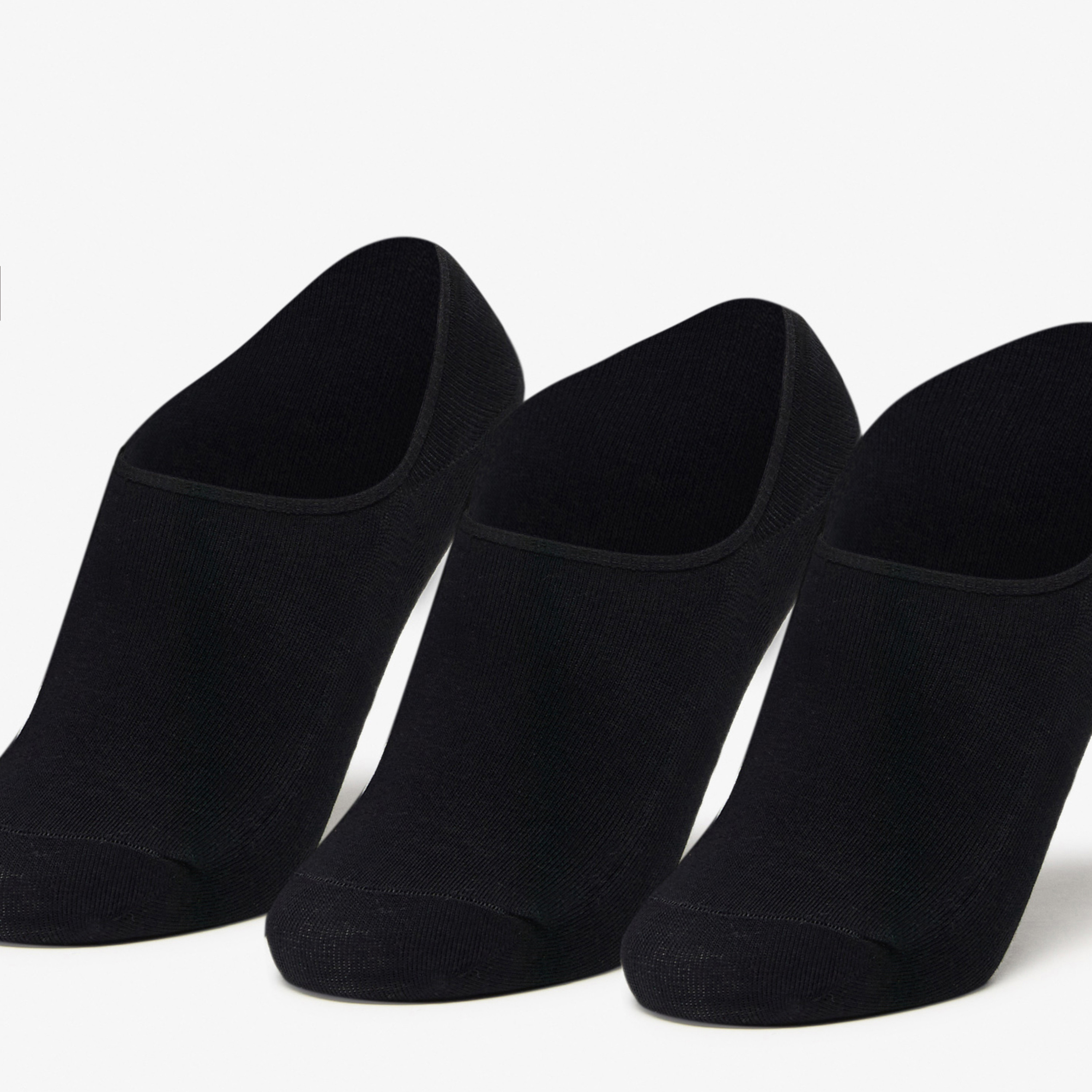 Flora Bella Solid No Show Socks - Set of 3-women-socksandstockings-image-2