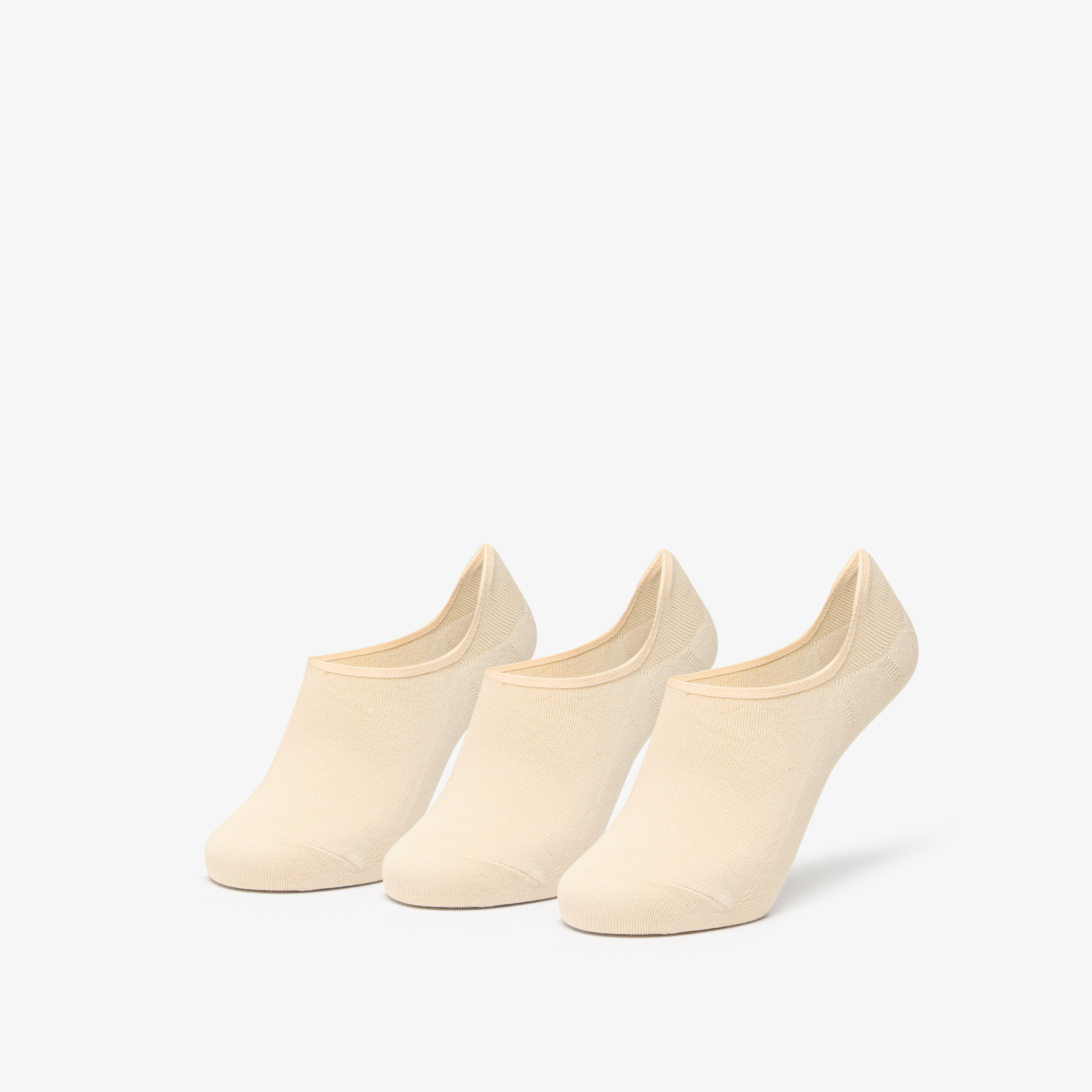 طقم جوارب غير مرئية 3 قطع سادة من فلورا بيلا-women-socksandstockings-image-1