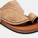 Al Waha Solid Slip-On Arabic Sandals with Toe Ring Accent-Boy%27s Sandals-thumbnailMobile-3