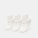Solid Ankle Length Socks with Frill Detail - Set of 3-Girl%27s Socks & Tights-thumbnailMobile-0