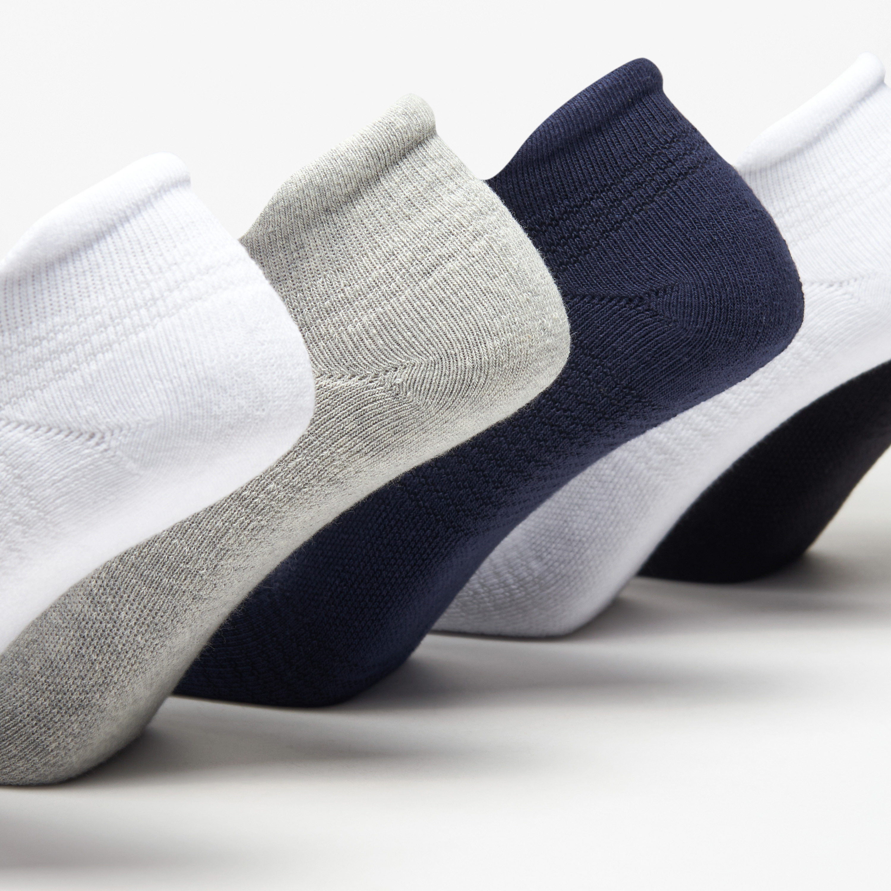 طقم جوارب رياضية موسّدة 5 أزواج بطول الكاحل وتفاصيل الشعار من كابا-men-socks-image-4