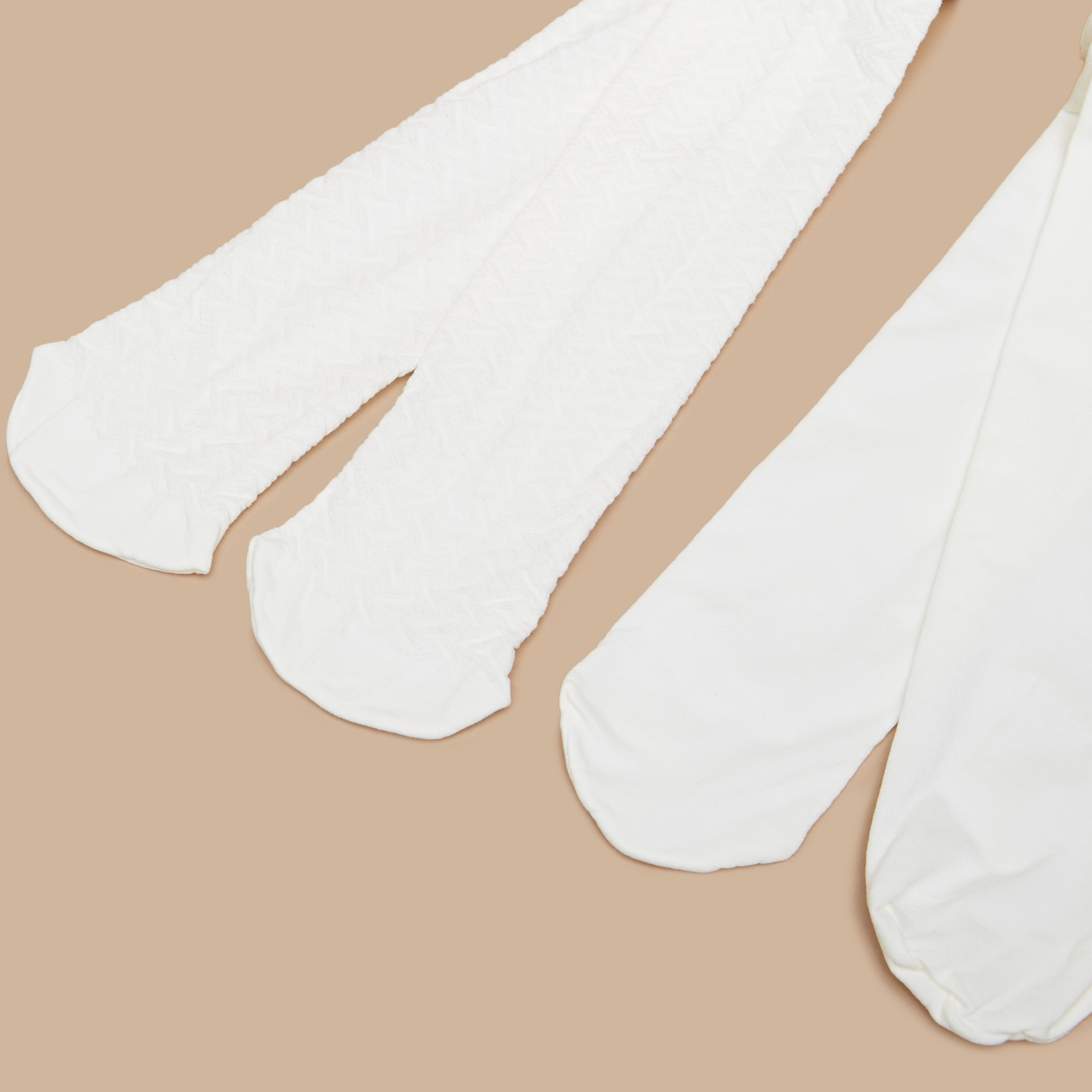 كولون بارز الملمس من ليتل ميسي - طقم من قطعتين-girls-accessories-socks-image-4