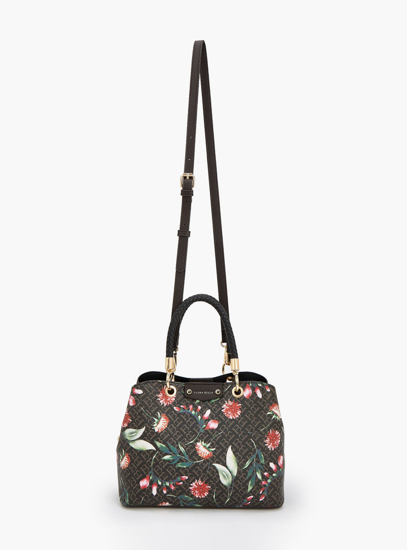 شنطة توتي بمقابض مزدوجة وطبعات مونوجرام زهرية من فلورا بيلا-women-bagsandwallets-handbags-image-3