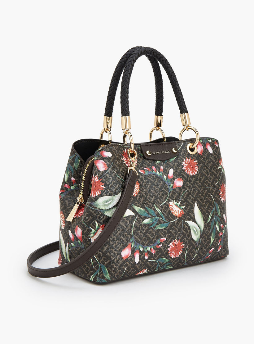 شنطة توتي بمقابض مزدوجة وطبعات مونوجرام زهرية من فلورا بيلا-women-bagsandwallets-handbags-image-4