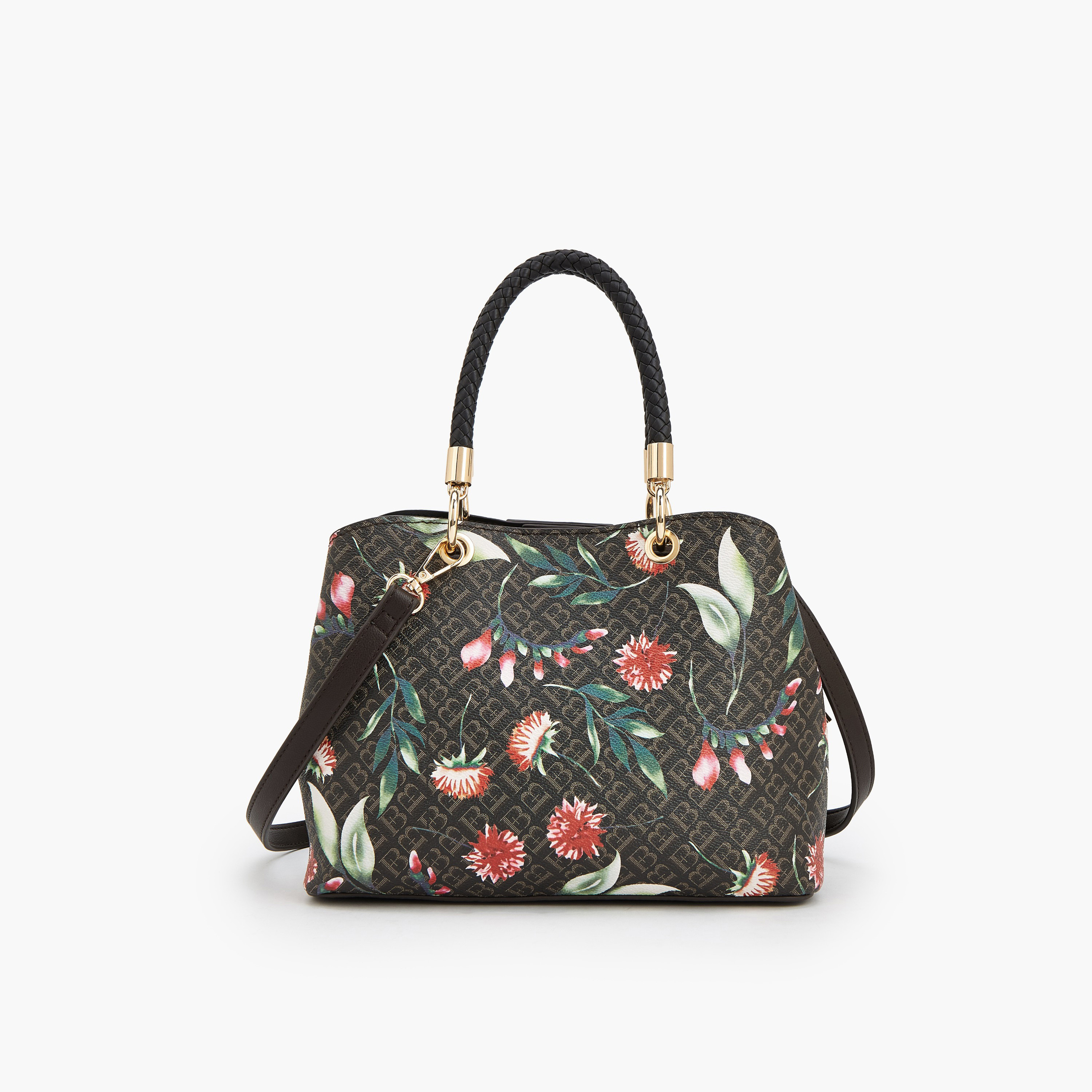 شنطة توتي بمقابض مزدوجة وطبعات مونوجرام زهرية من فلورا بيلا-women-bagsandwallets-handbags-image-6