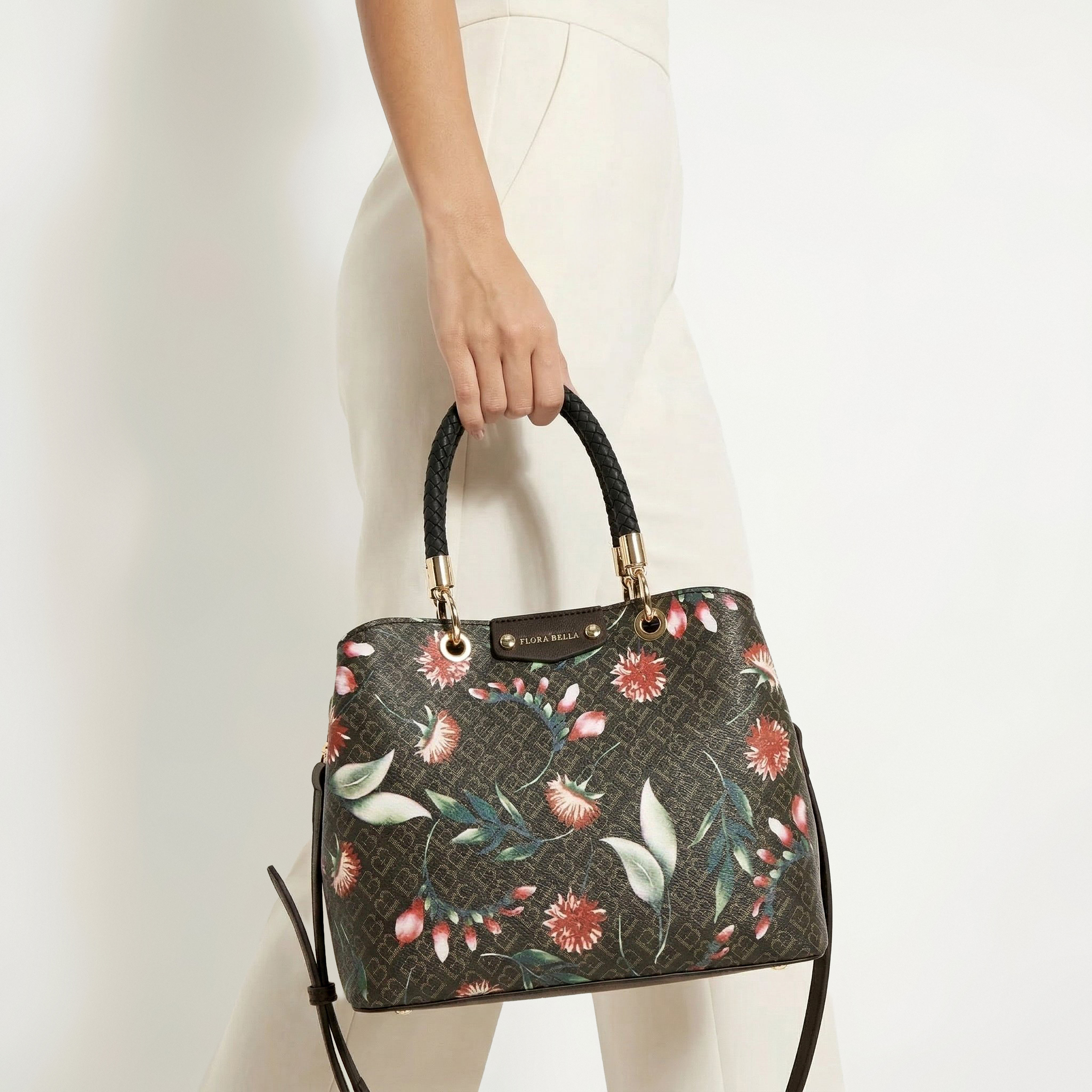 شنطة توتي بمقابض مزدوجة وطبعات مونوجرام زهرية من فلورا بيلا-women-bagsandwallets-handbags-image-8