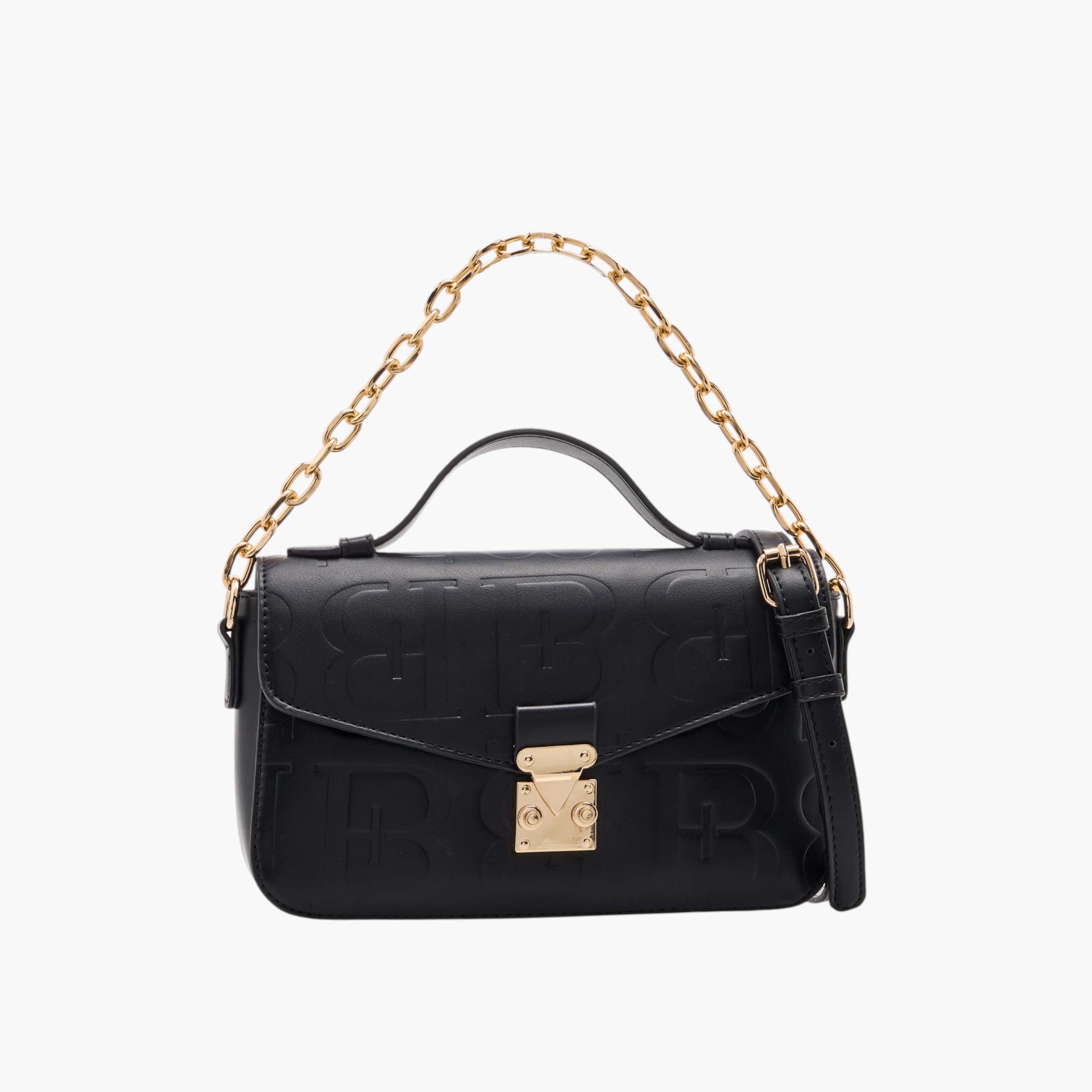 Flora Bella Monogram Print Crossbody Bag with Adjustable Strap and Twist Lock-women-bagsandwallets-handbags-image-1