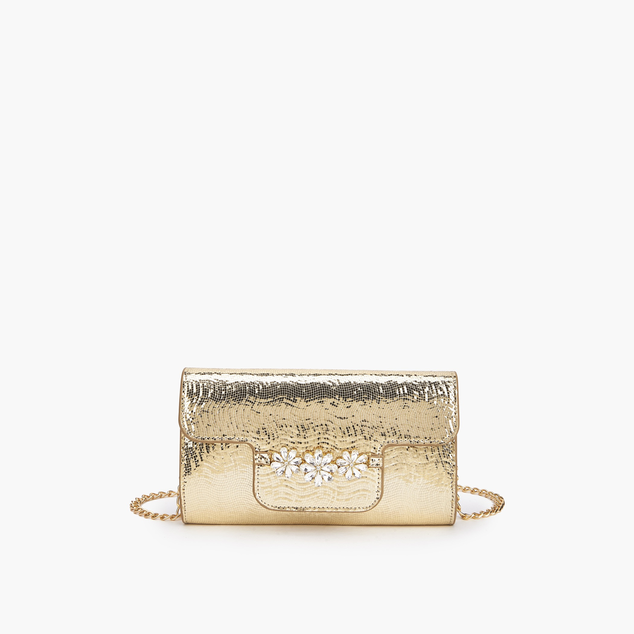 شنطة كلاتش مزيّنة مع حزام سلسلة من فلورا بيلا-women-bagsandwallets-handbags-image-1