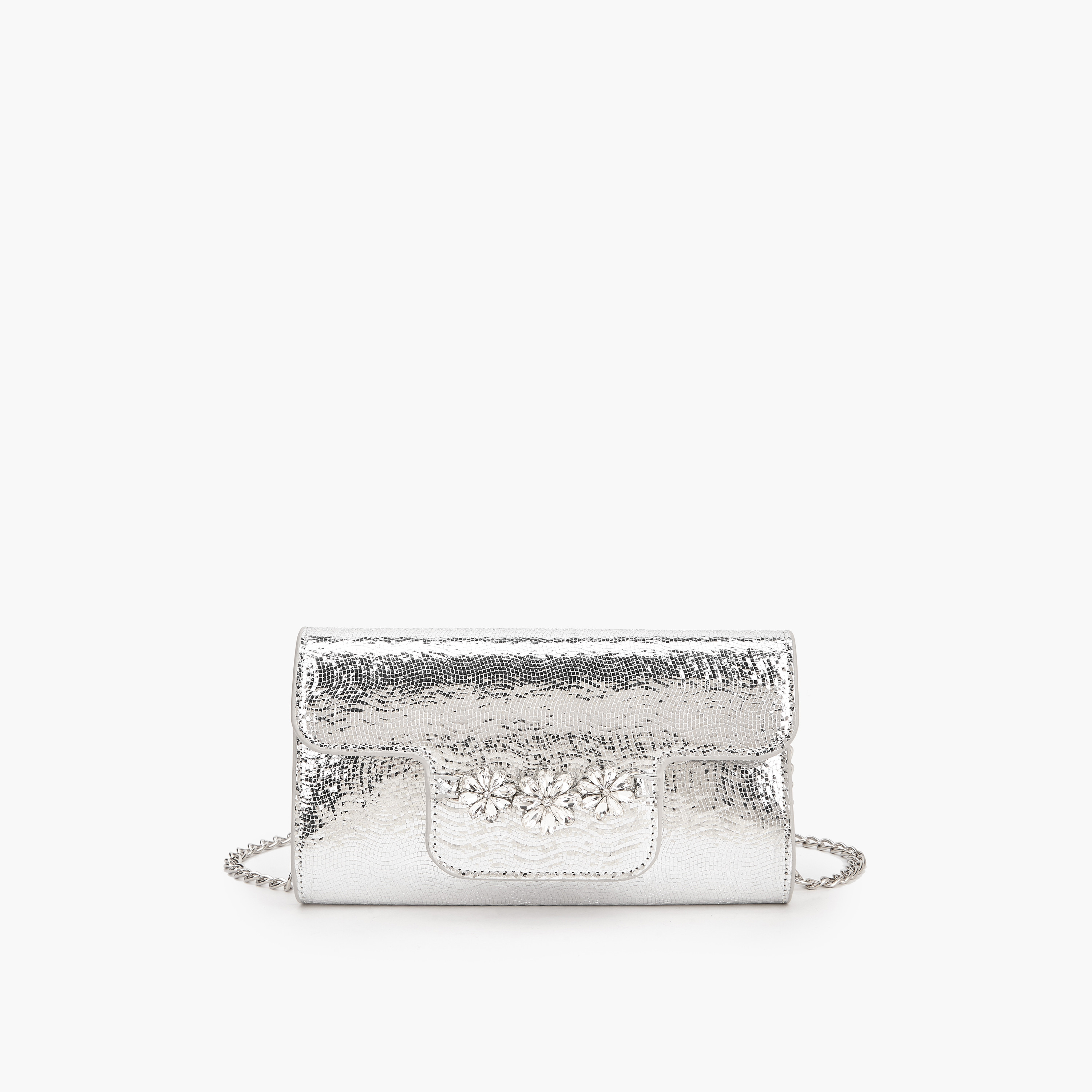 شنطة كلاتش مزيّنة مع حزام سلسلة من فلورا بيلا-women-bagsandwallets-handbags-image-1