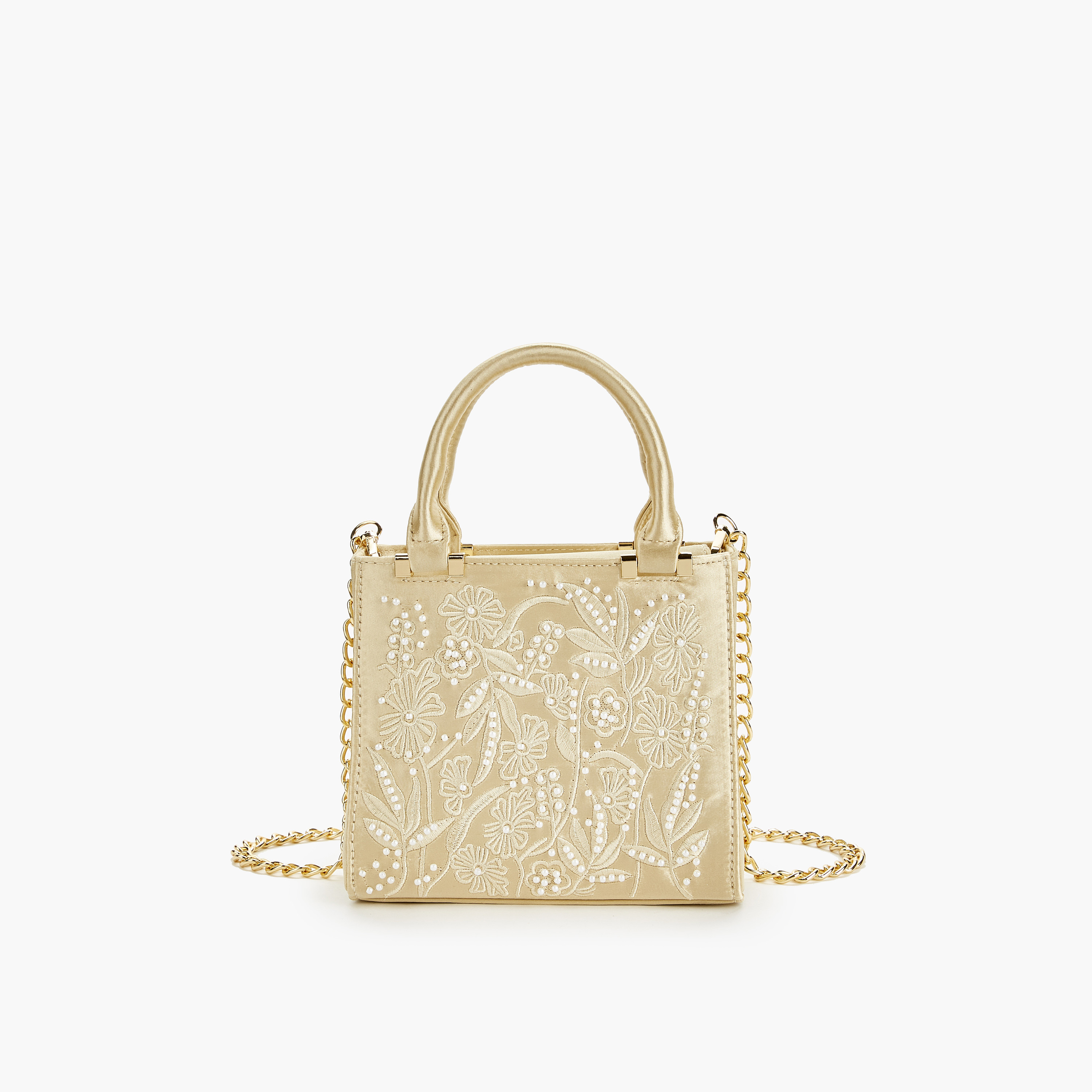 Flora Bella Pearl Embellished Crossbody Bag with Detachable Strap-women-bagsandwallets-handbags-image-1