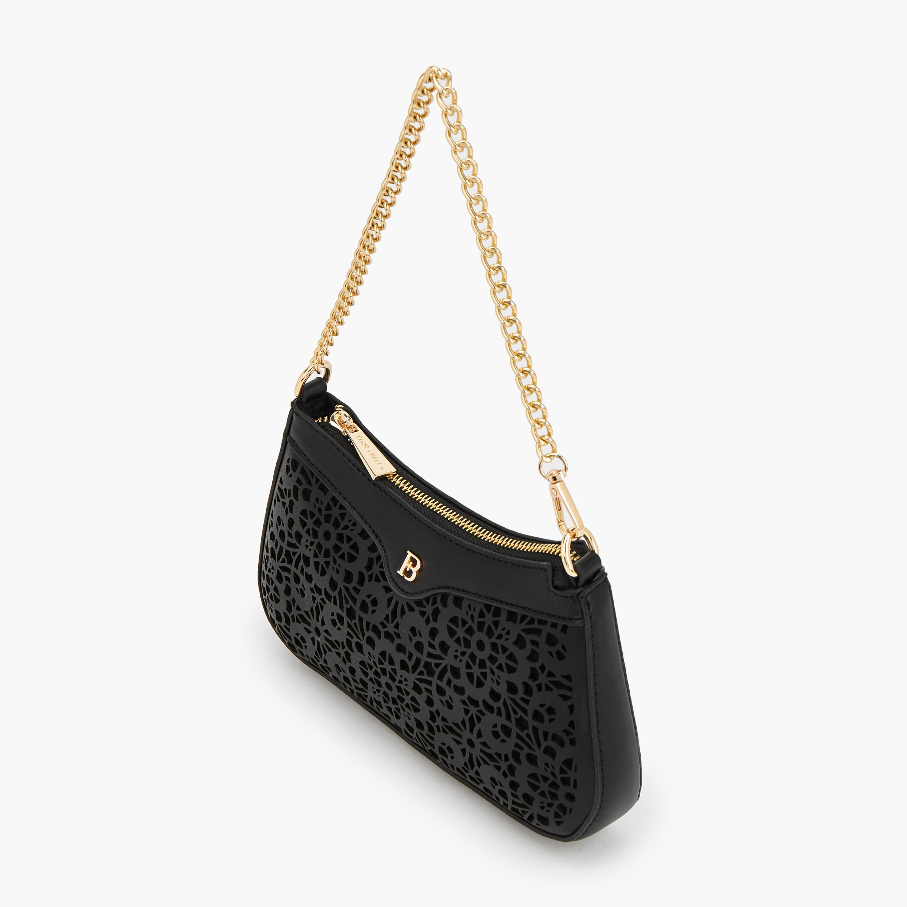 Flora Bella Laser Cut Shoulder Bag with Zip Closure-women-bagsandwallets-handbags-image-5