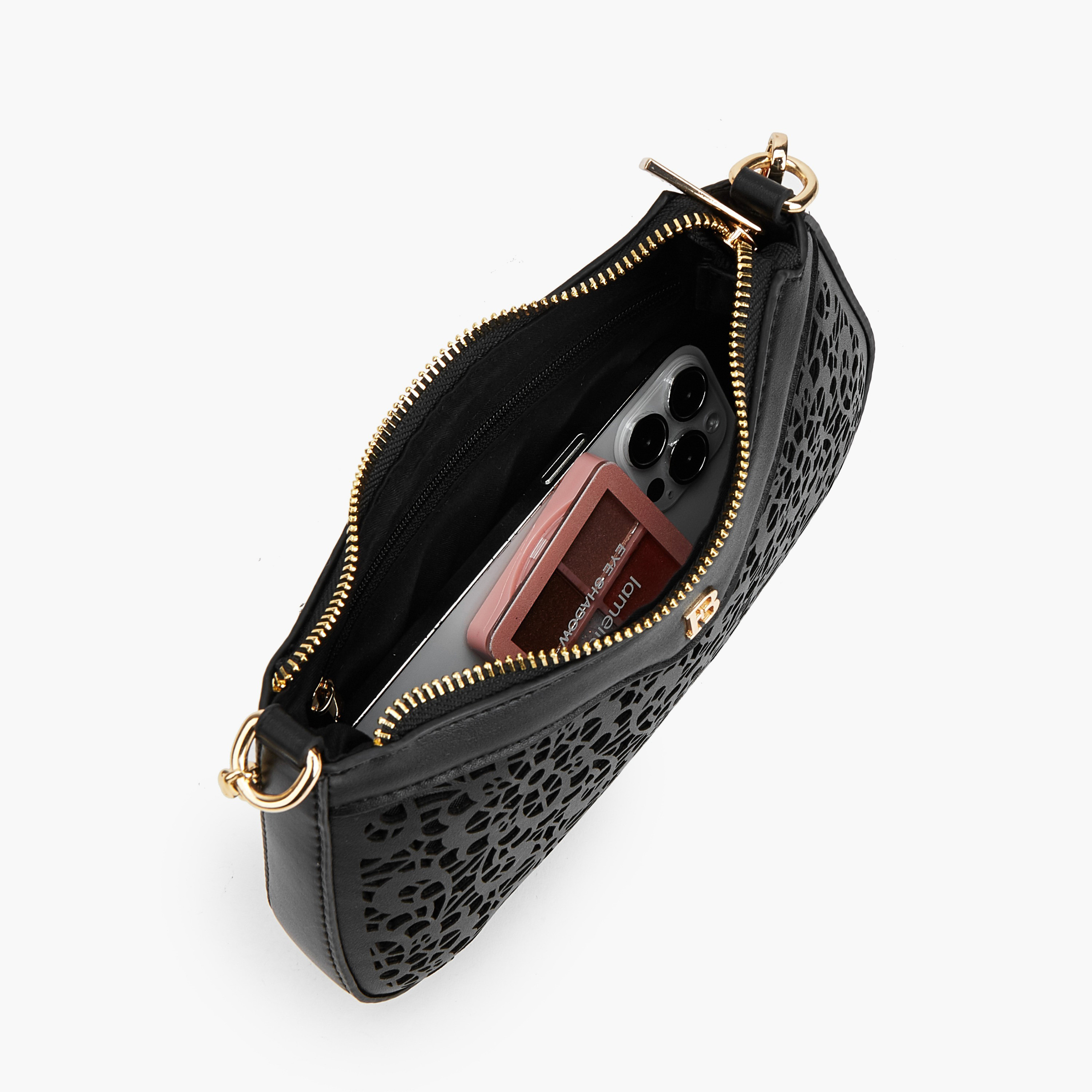 Flora Bella Laser Cut Shoulder Bag with Zip Closure-women-bagsandwallets-handbags-image-7