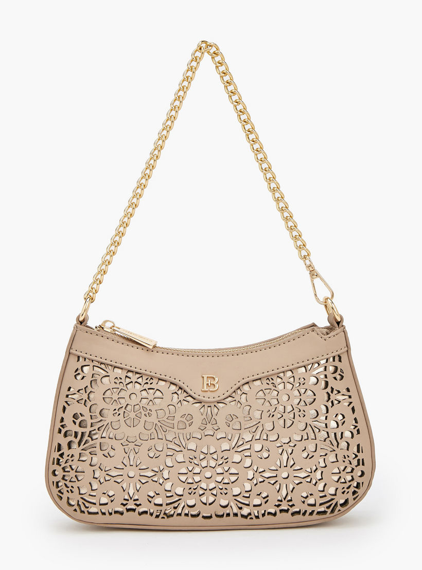 شنطة كتف بقصات ليزر وسحاب إغلاق من فلورا بيلا-women-bagsandwallets-handbags-image-1