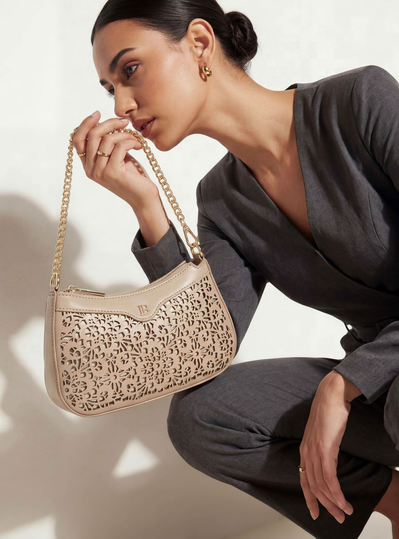 شنطة كتف بقصات ليزر وسحاب إغلاق من فلورا بيلا-women-bagsandwallets-handbags-image-2