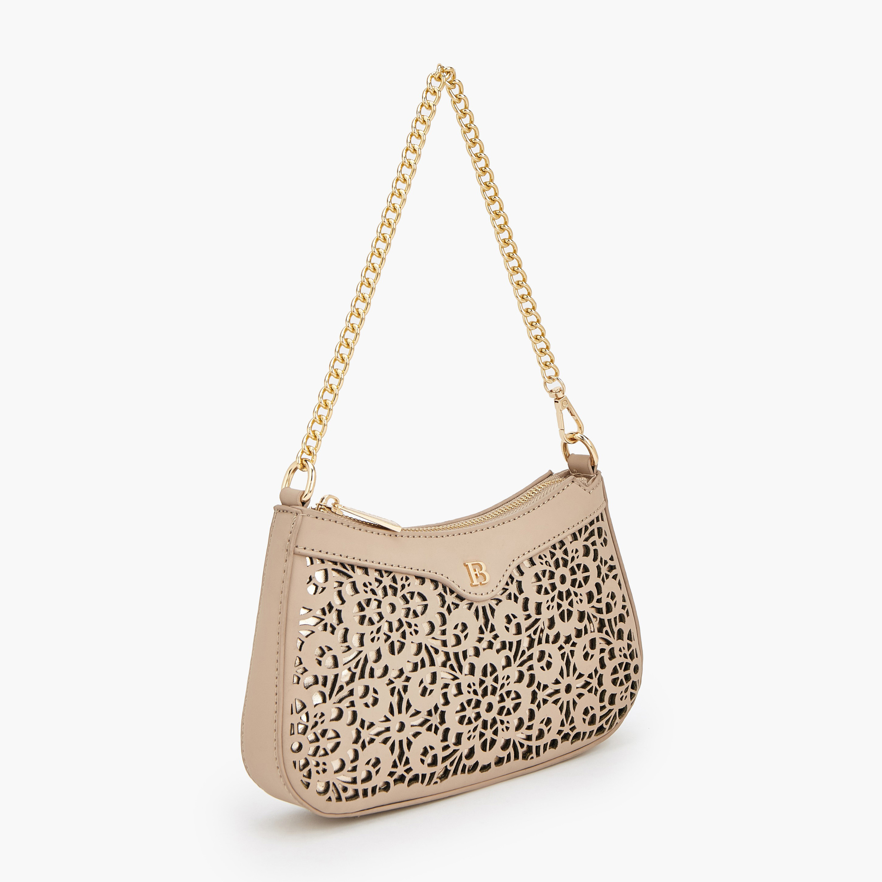 شنطة كتف بقصات ليزر وسحاب إغلاق من فلورا بيلا-women-bagsandwallets-handbags-image-3