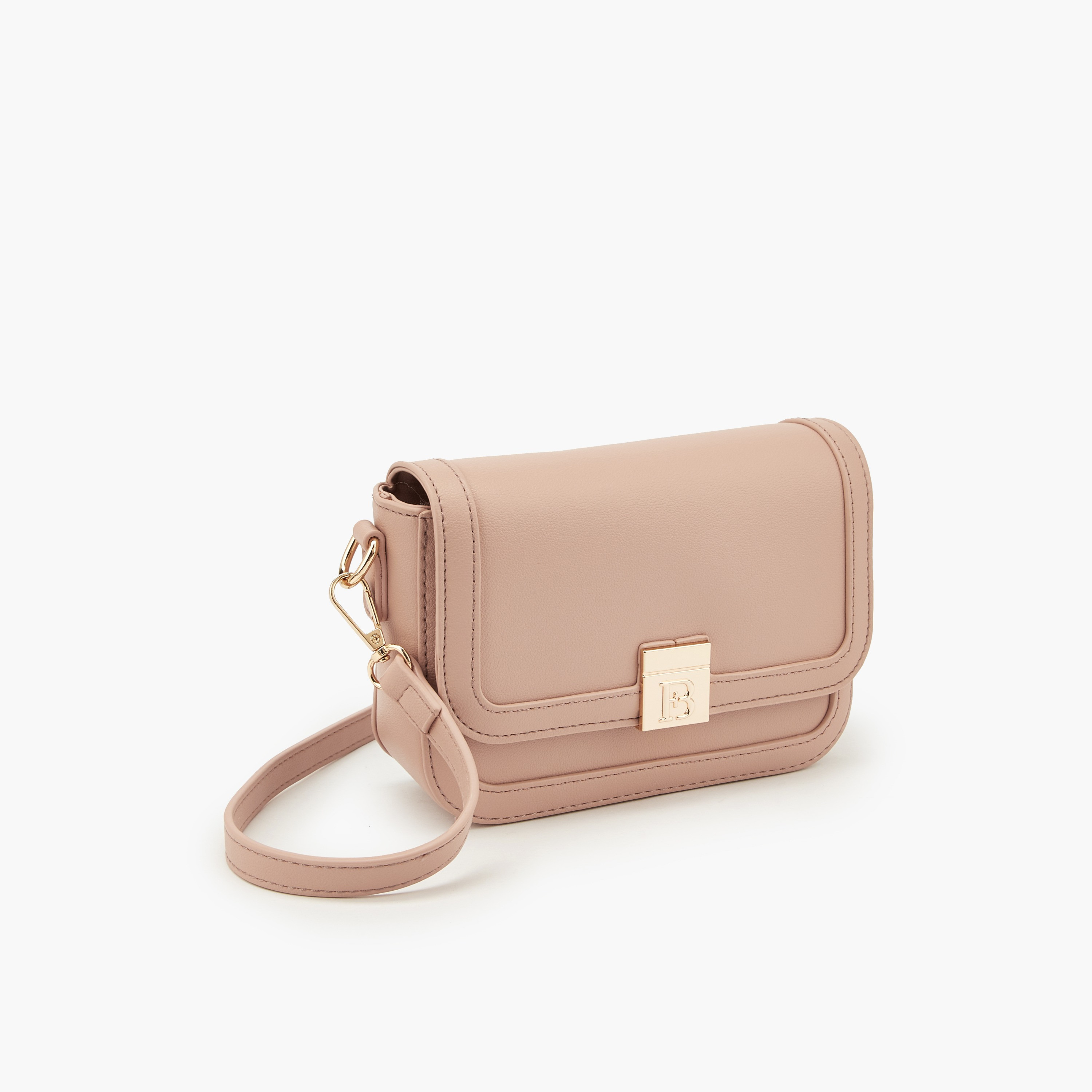 شنطة كروس بودي بلون سادة وحزام قابل للفصل من فلورا بيلا-women-bagsandwallets-handbags-image-3