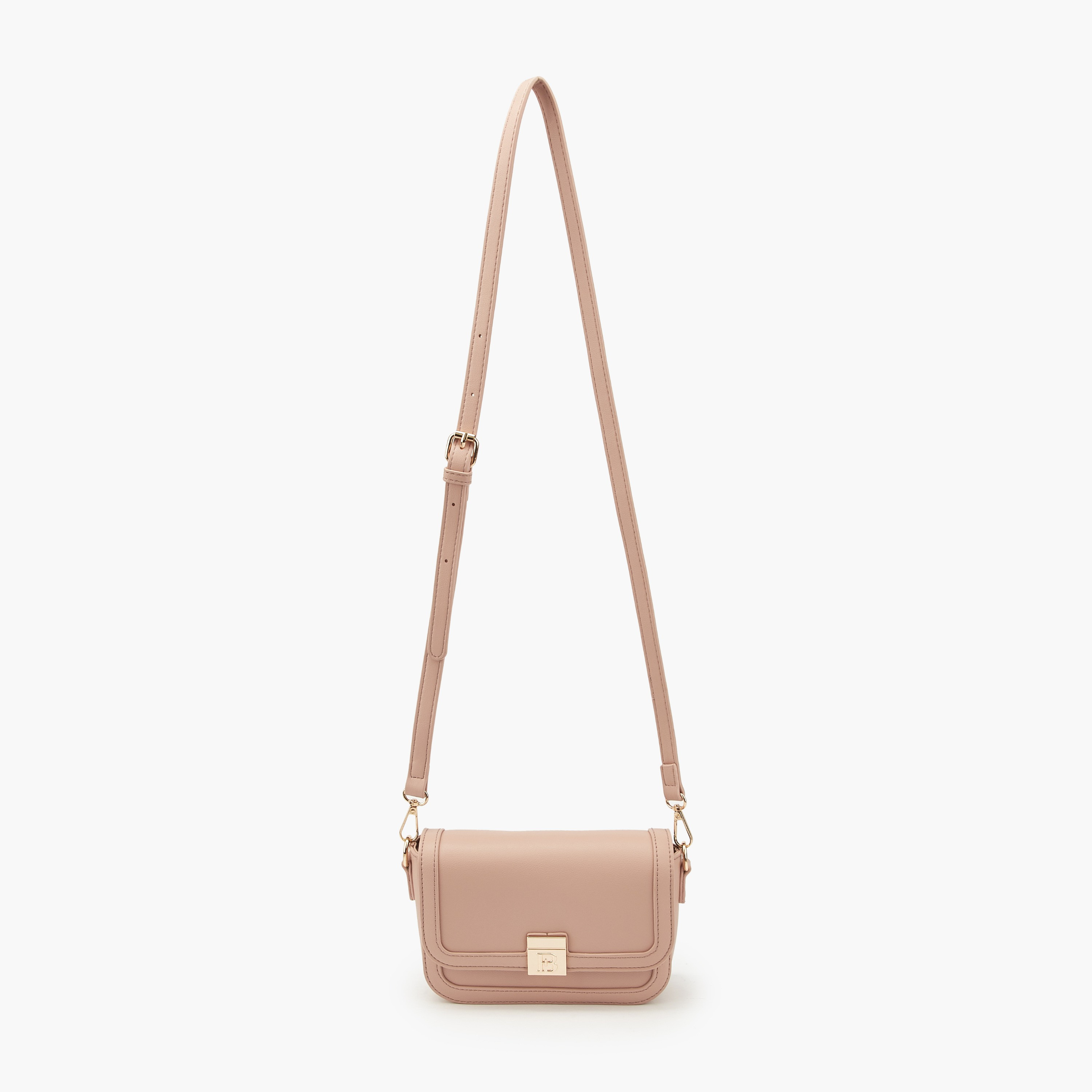 شنطة كروس بودي بلون سادة وحزام قابل للفصل من فلورا بيلا-women-bagsandwallets-handbags-image-2