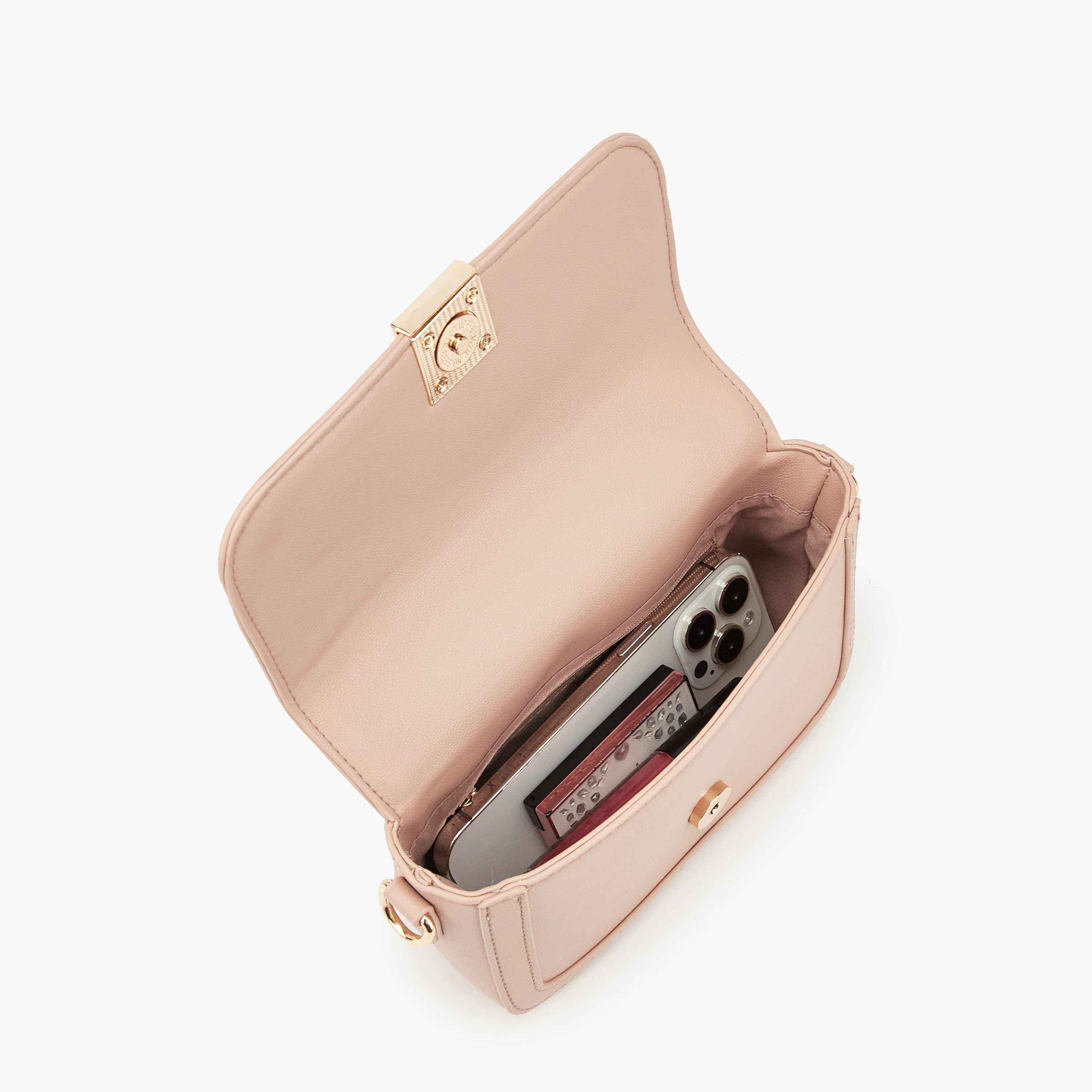 شنطة كروس بودي بلون سادة وحزام قابل للفصل من فلورا بيلا-women-bagsandwallets-handbags-image-6