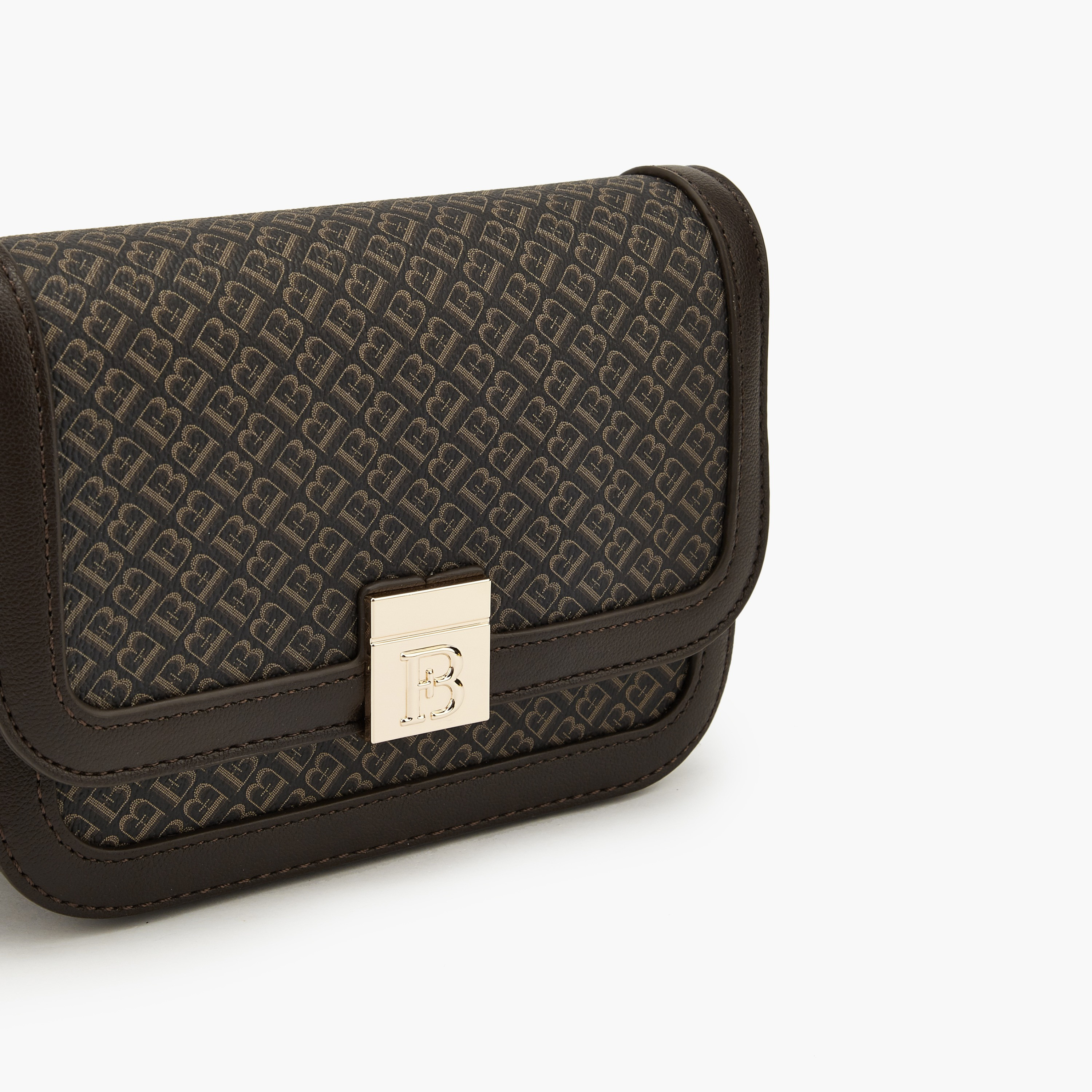 شنطة كروس بودي طبعة المونوغرام وحزام قابل للفصل من فلورا بيلا-women-bagsandwallets-handbags-image-5