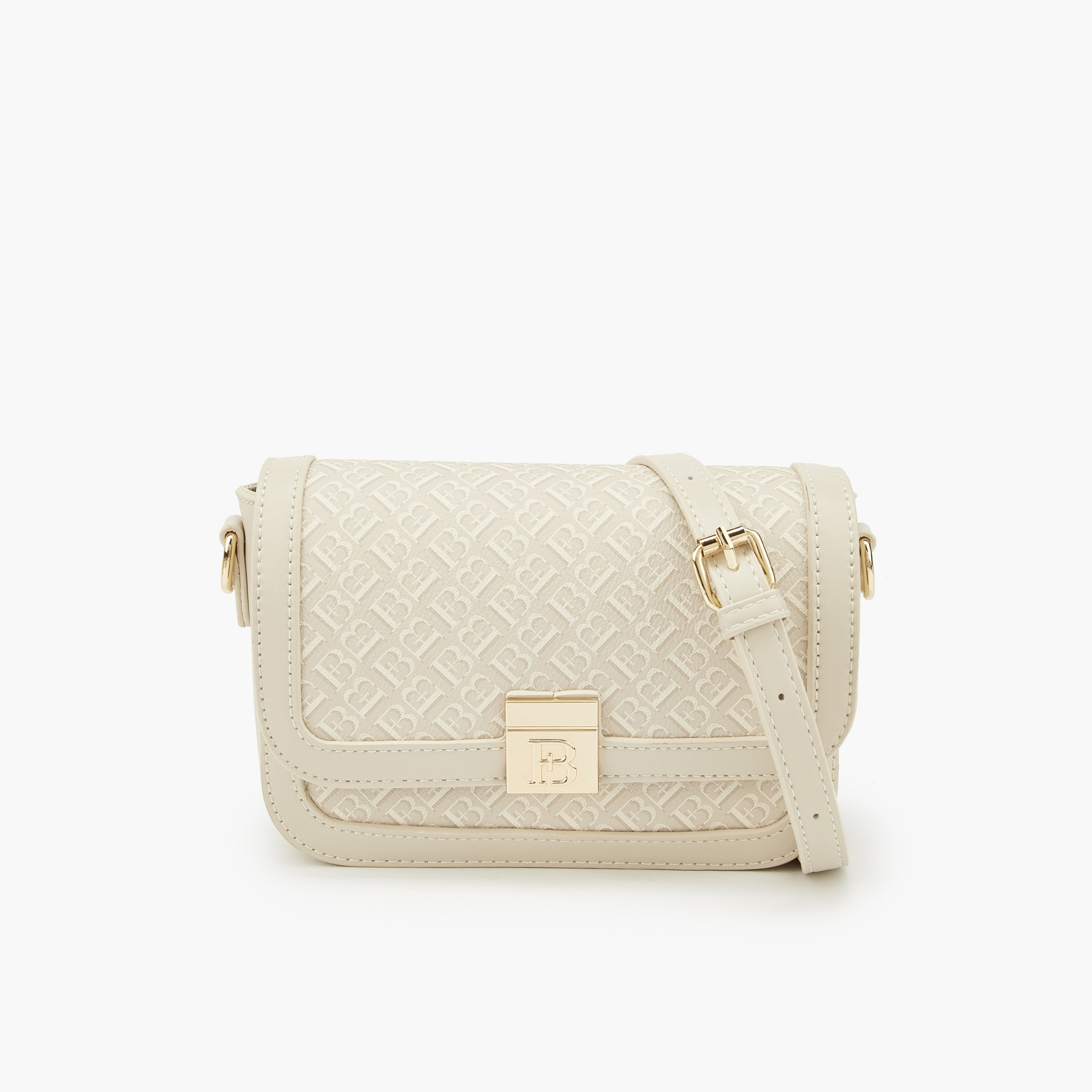 Flora Bella Monogram Print Crossbody Bag with Detachable Strap-women-bagsandwallets-handbags-image-1
